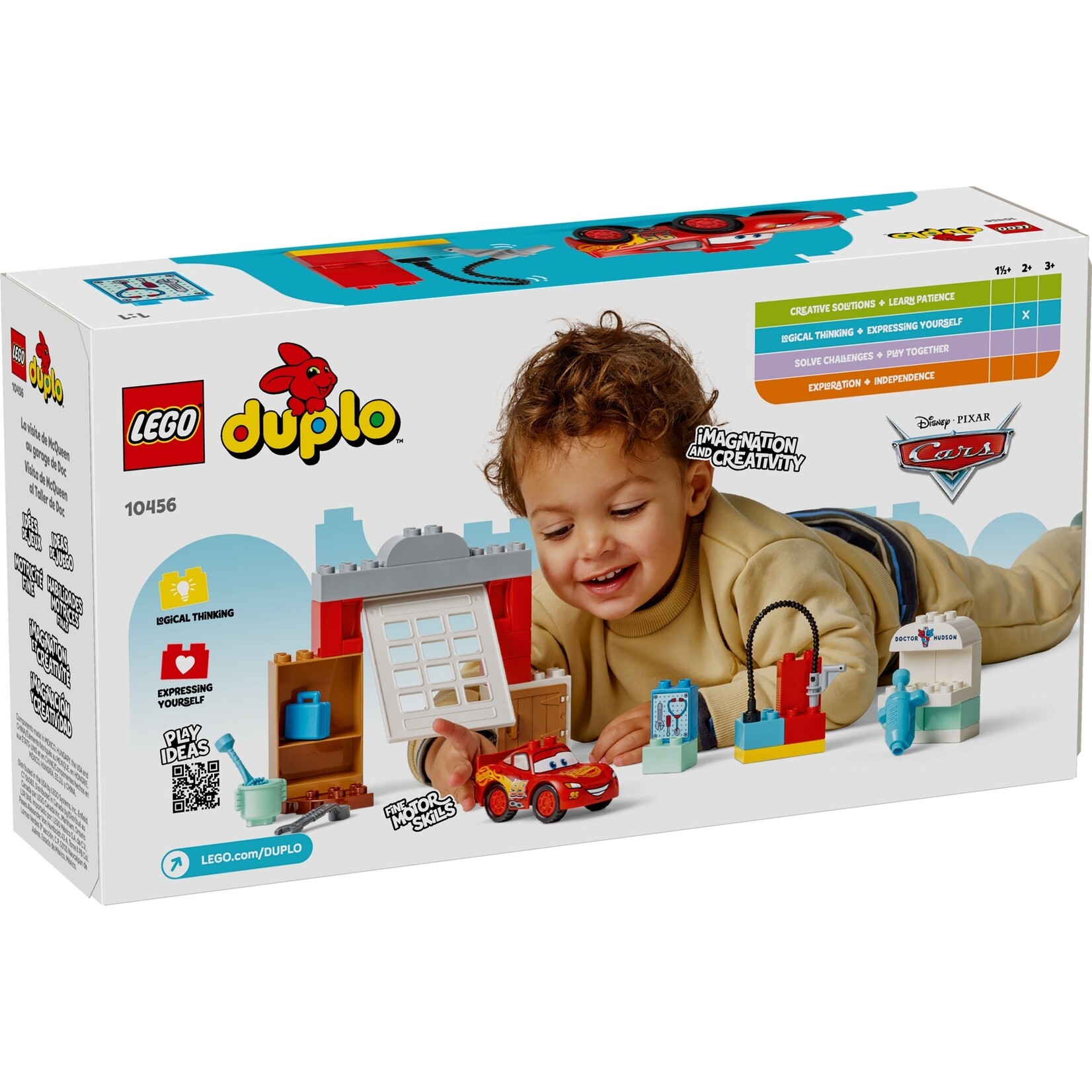 LEGO McQueens bezoek aan Docs garage - 10456