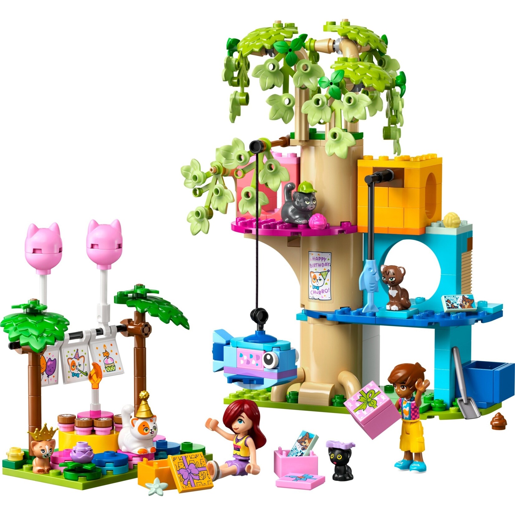 LEGO Kattenverjaardagsfeestje en boomhut - 42666