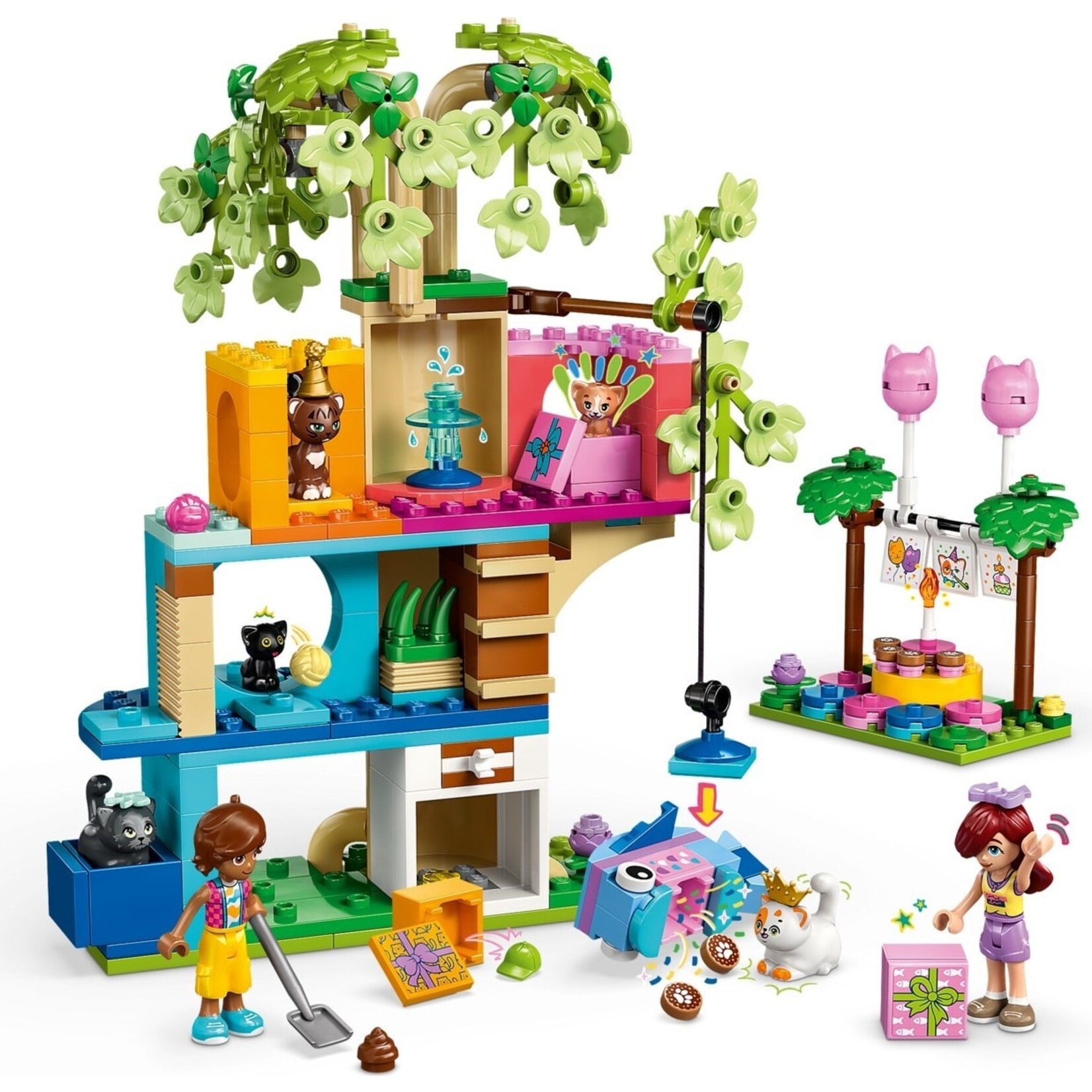 LEGO Kattenverjaardagsfeestje en boomhut - 42666