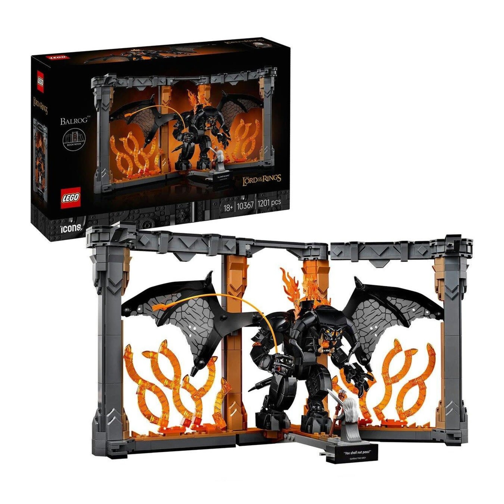 LEGO Boekensteun: The Lord of the Rings – Balrog™ - 10367