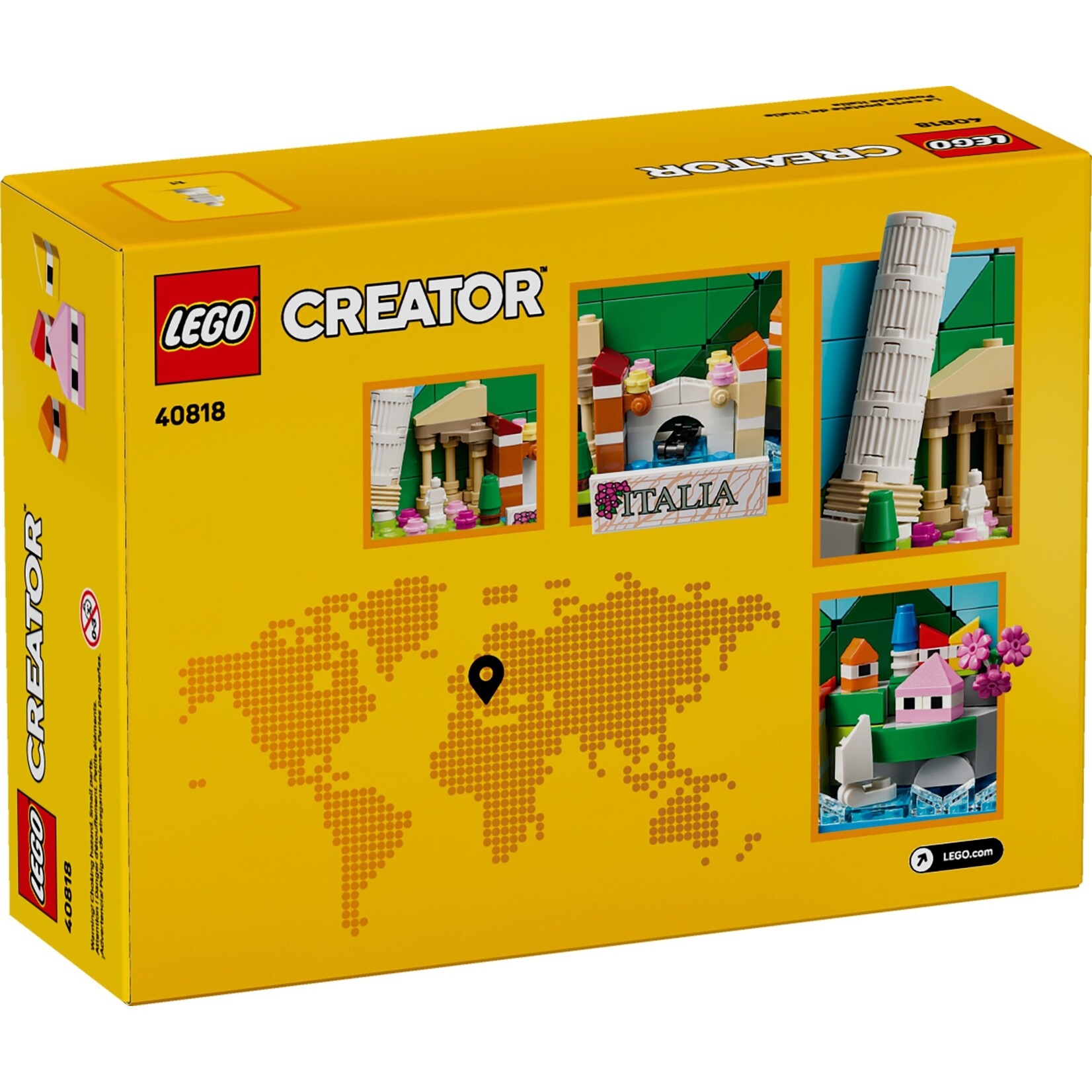 LEGO Ansichtkaart van Italië - 40818