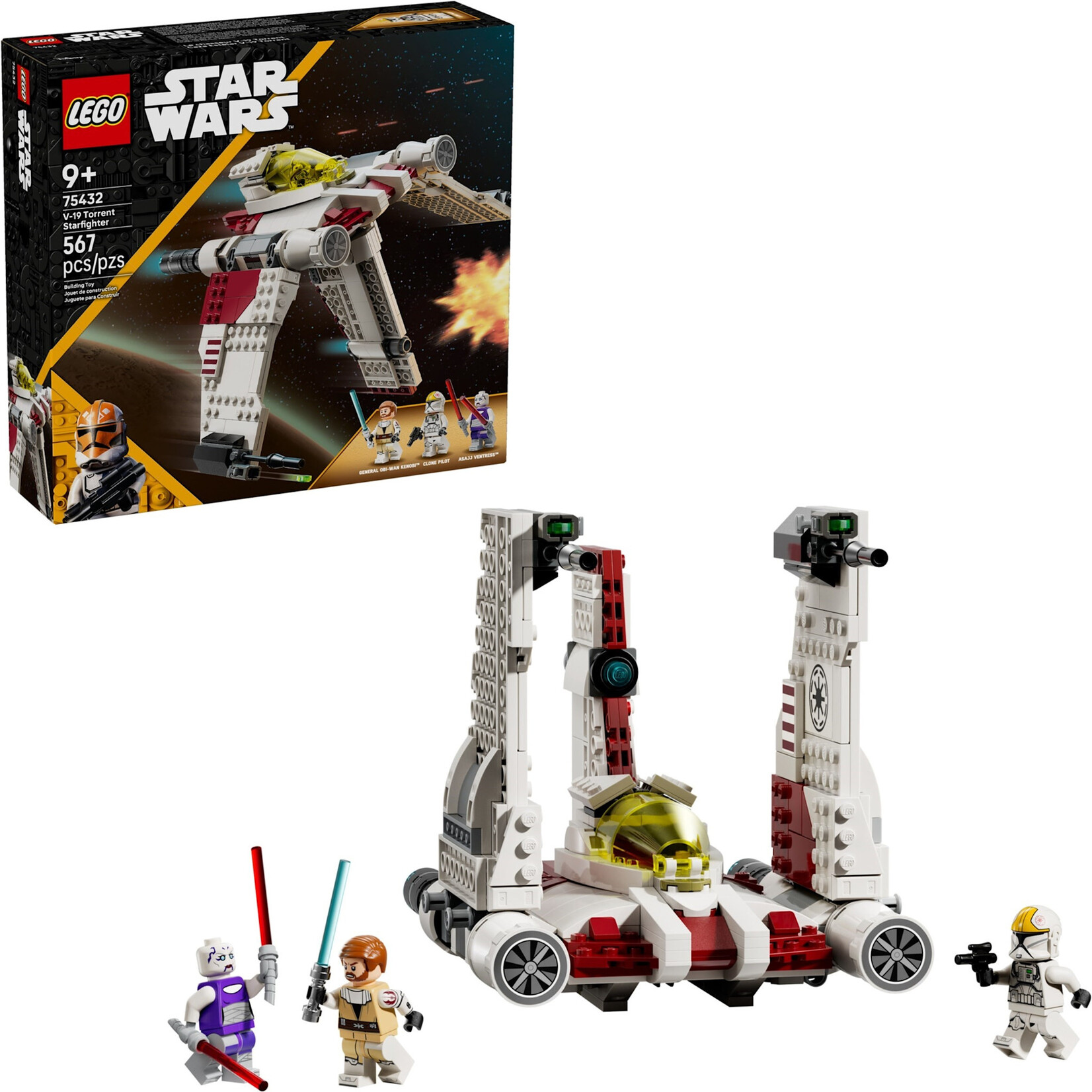 LEGO V-19 Torrent starfighter - 75432