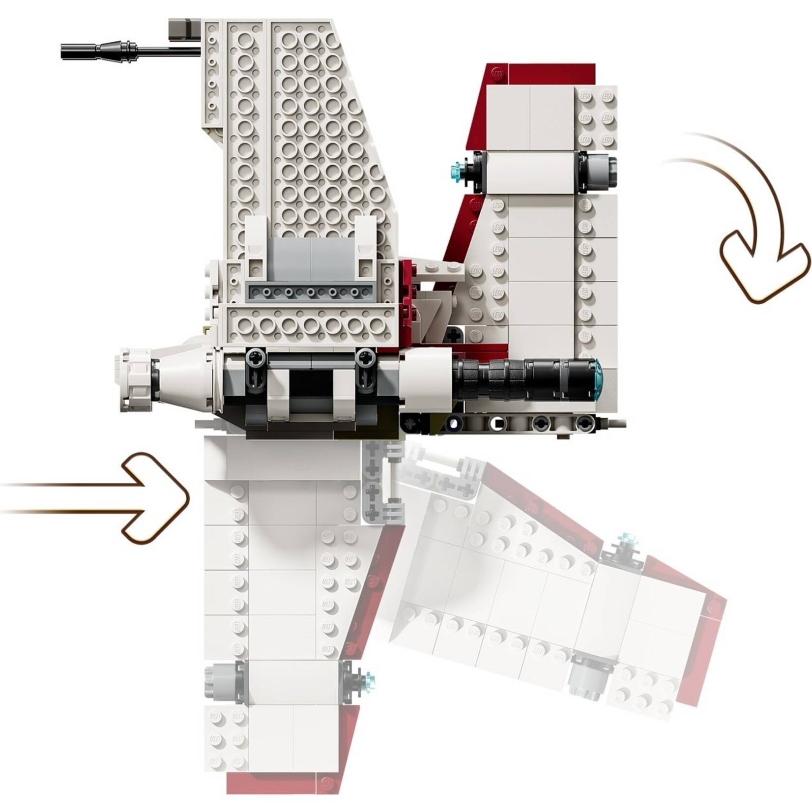 LEGO V-19 Torrent starfighter - 75432