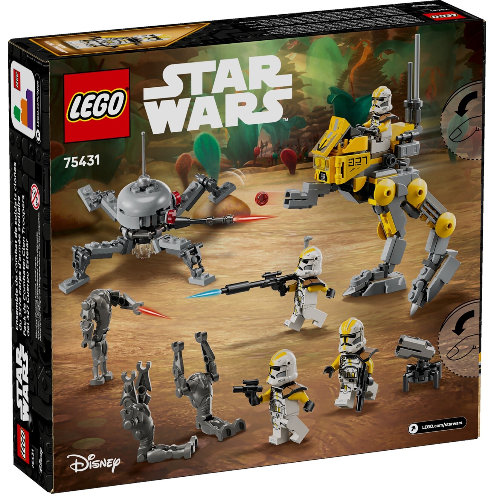 LEGO 327th Star Corps Clone Troopers™ Battle Pack - 75431