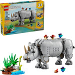 LEGO Wilde dieren: machtige neushoorn met vogels - 31171