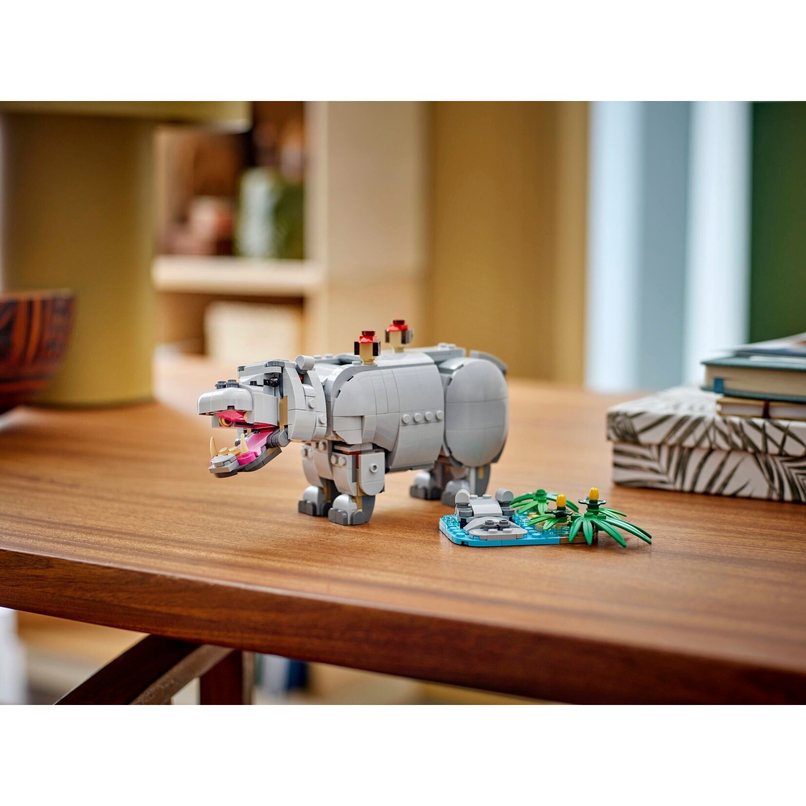 LEGO Wilde dieren: machtige neushoorn met vogels - 31171