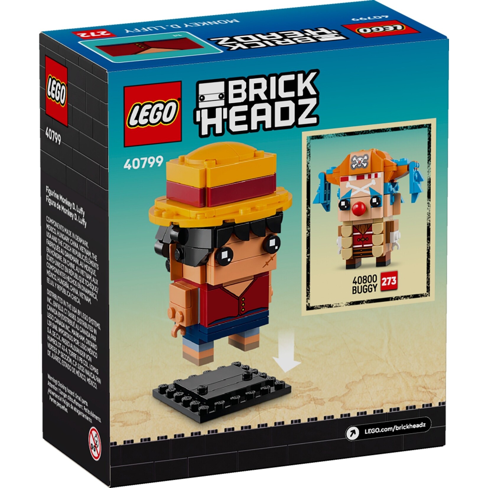 LEGO Monkey D.Luffy figuur - 40799