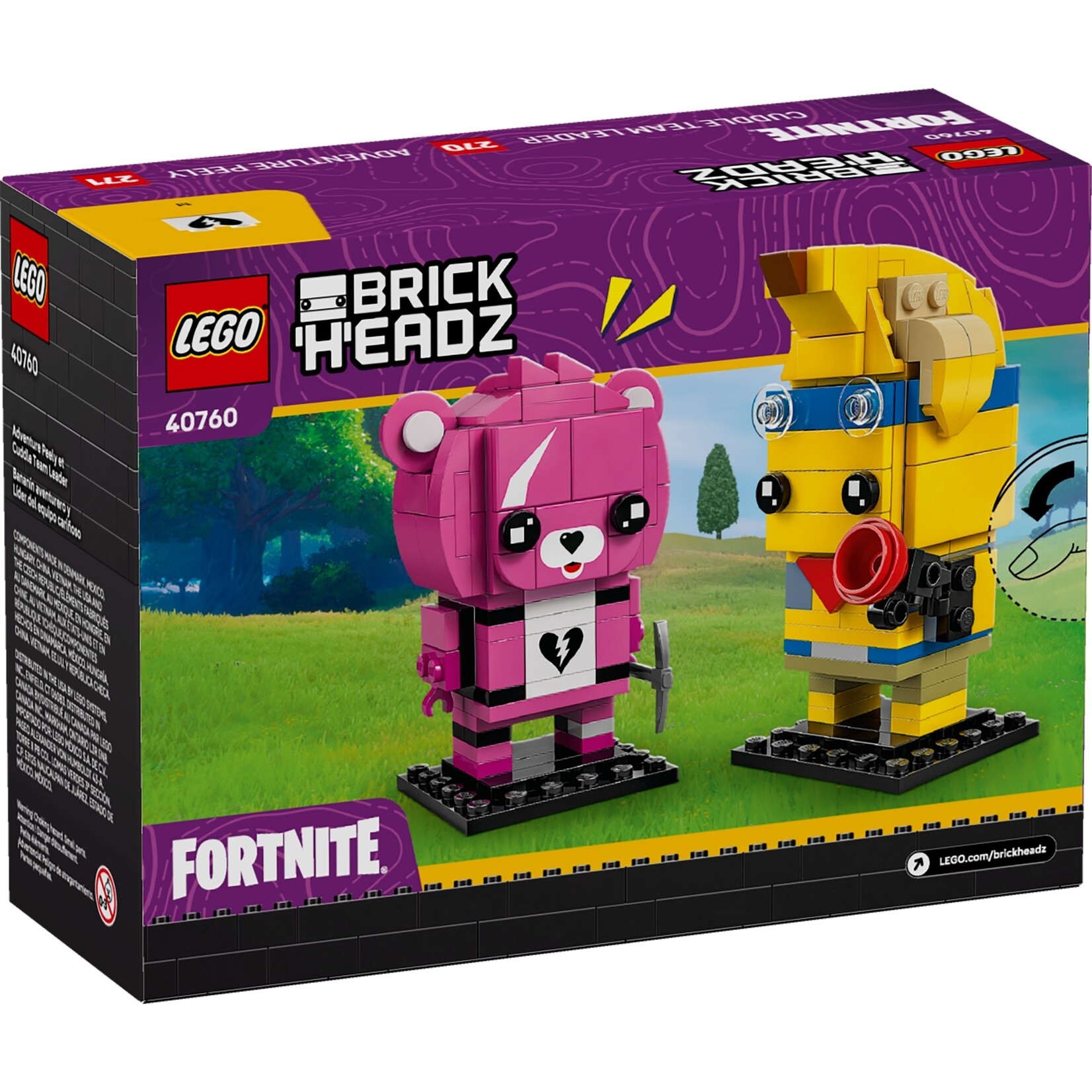 LEGO Adventure Peely en Cuddle Team Leader - 40760