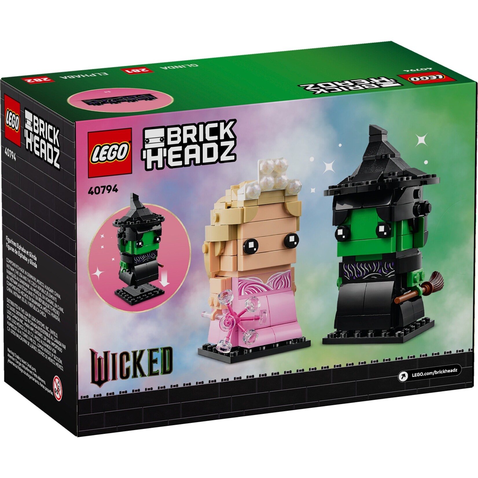 LEGO Elphaba en Glinda figuren - 40794