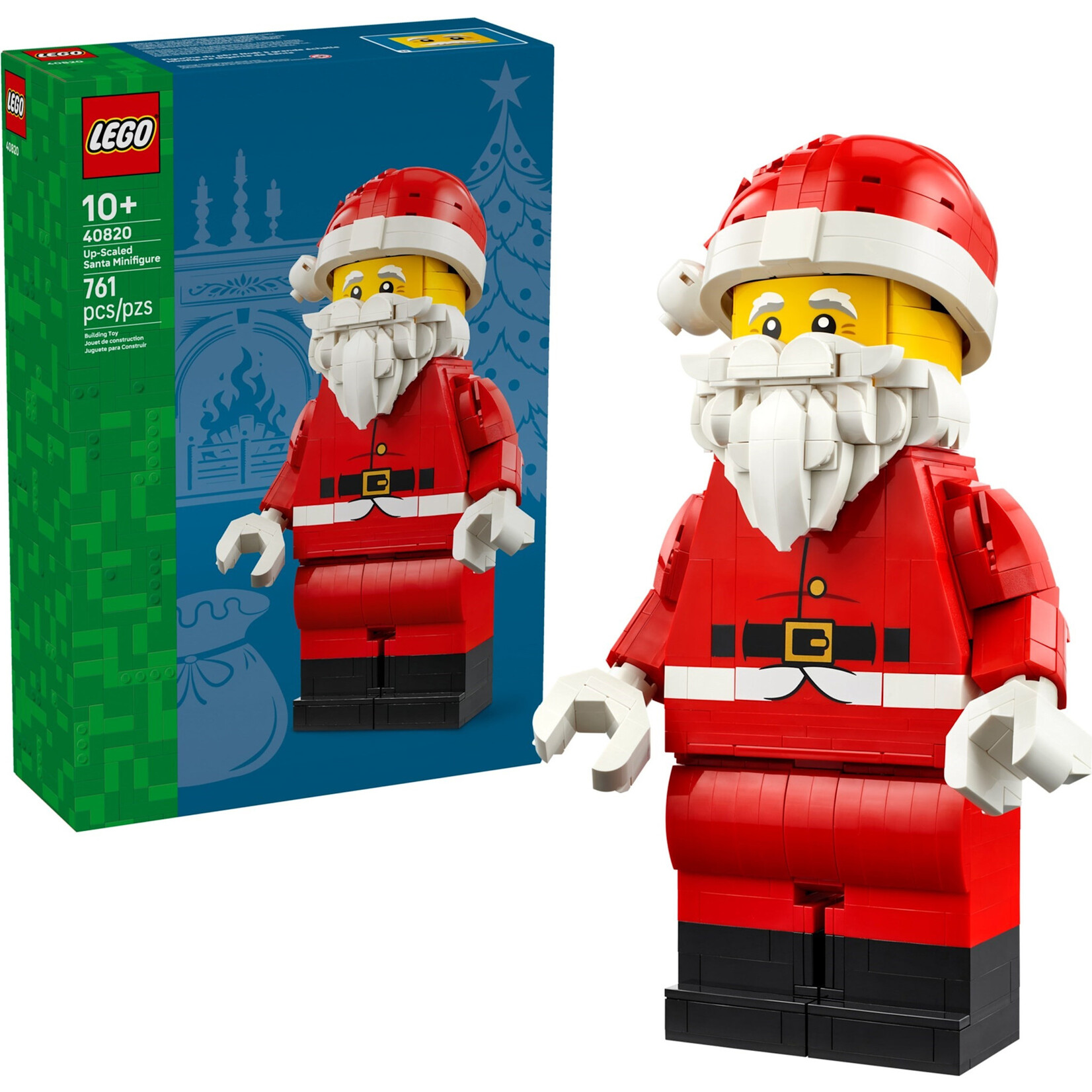 LEGO Grote minifiguur van de Kerstman - 40820