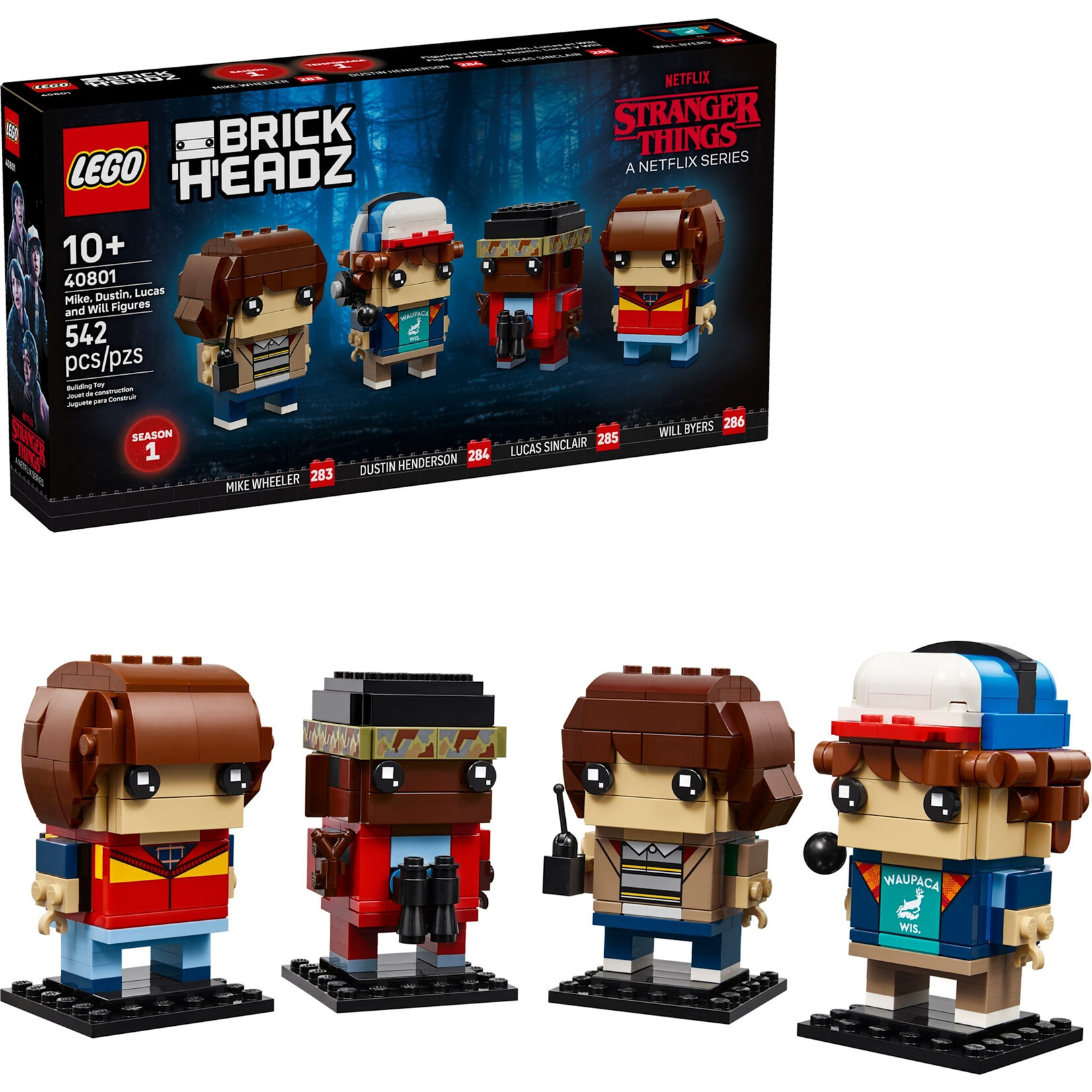 LEGO Mike, Dustin, Lucas en Will - 40801