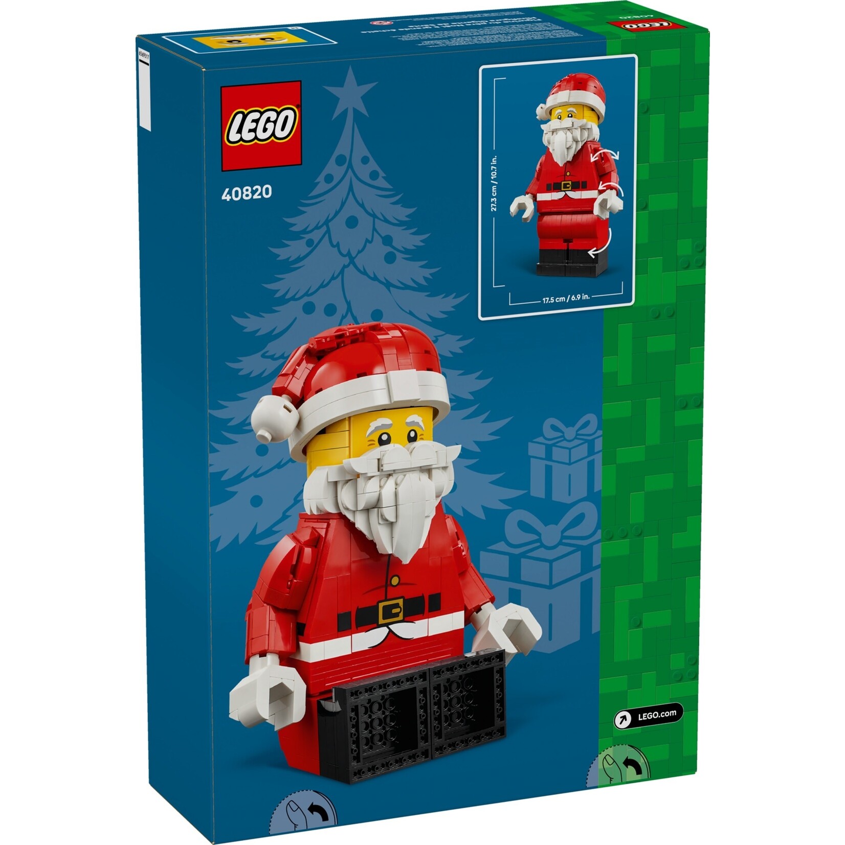 LEGO Grote minifiguur van de Kerstman - 40820