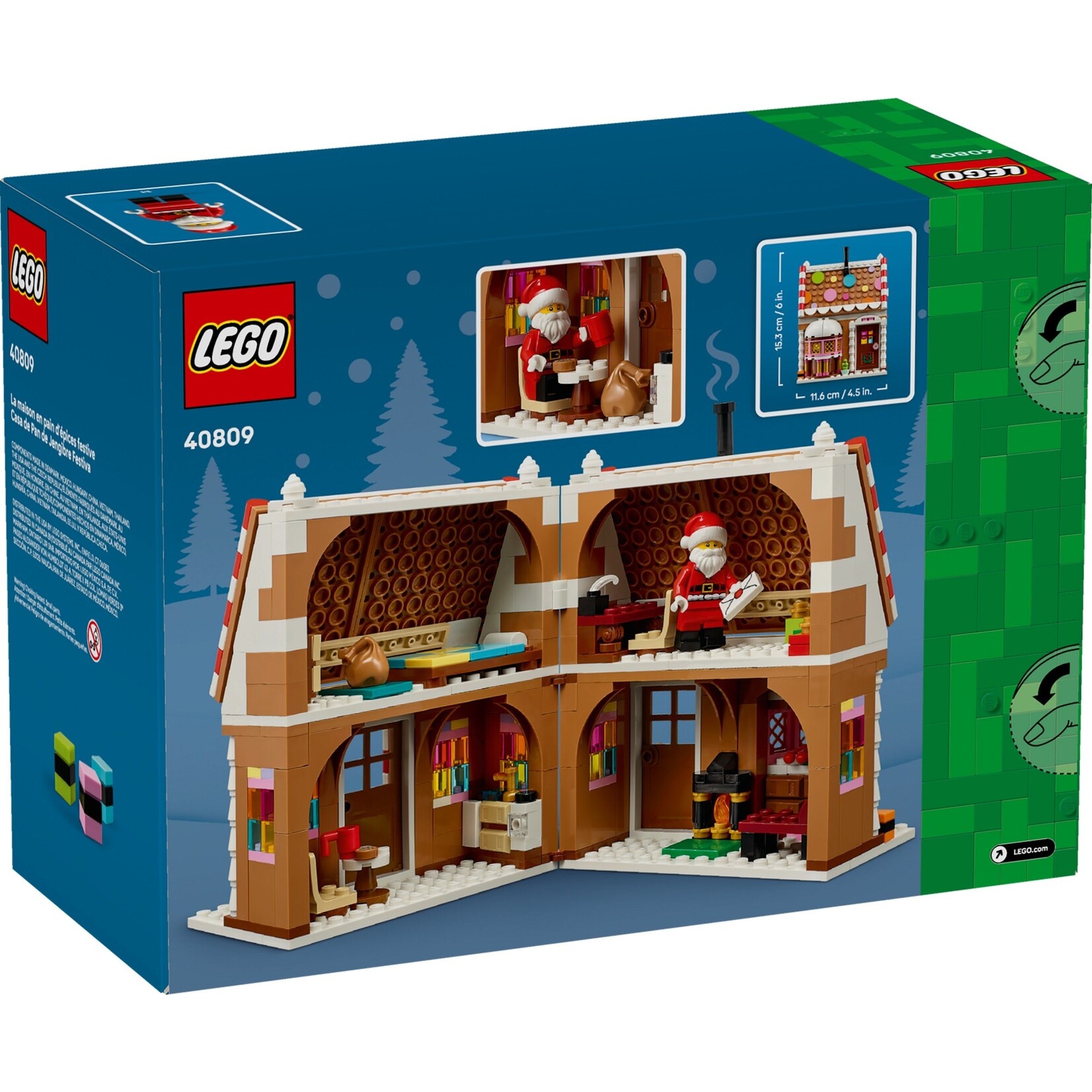 LEGO Winters peperkoekhuisje - 40809