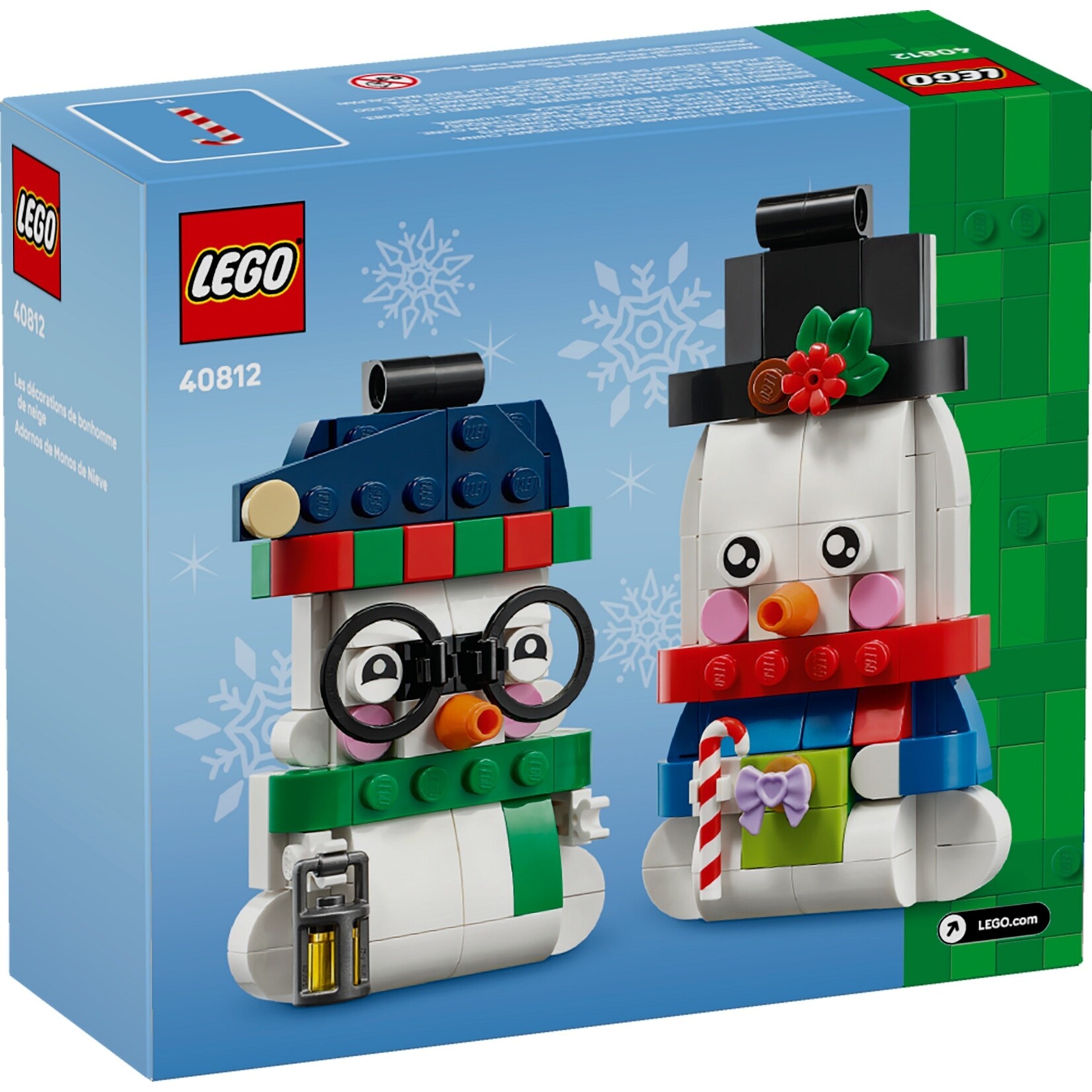 LEGO Sneeuwpopornamenten - 40812