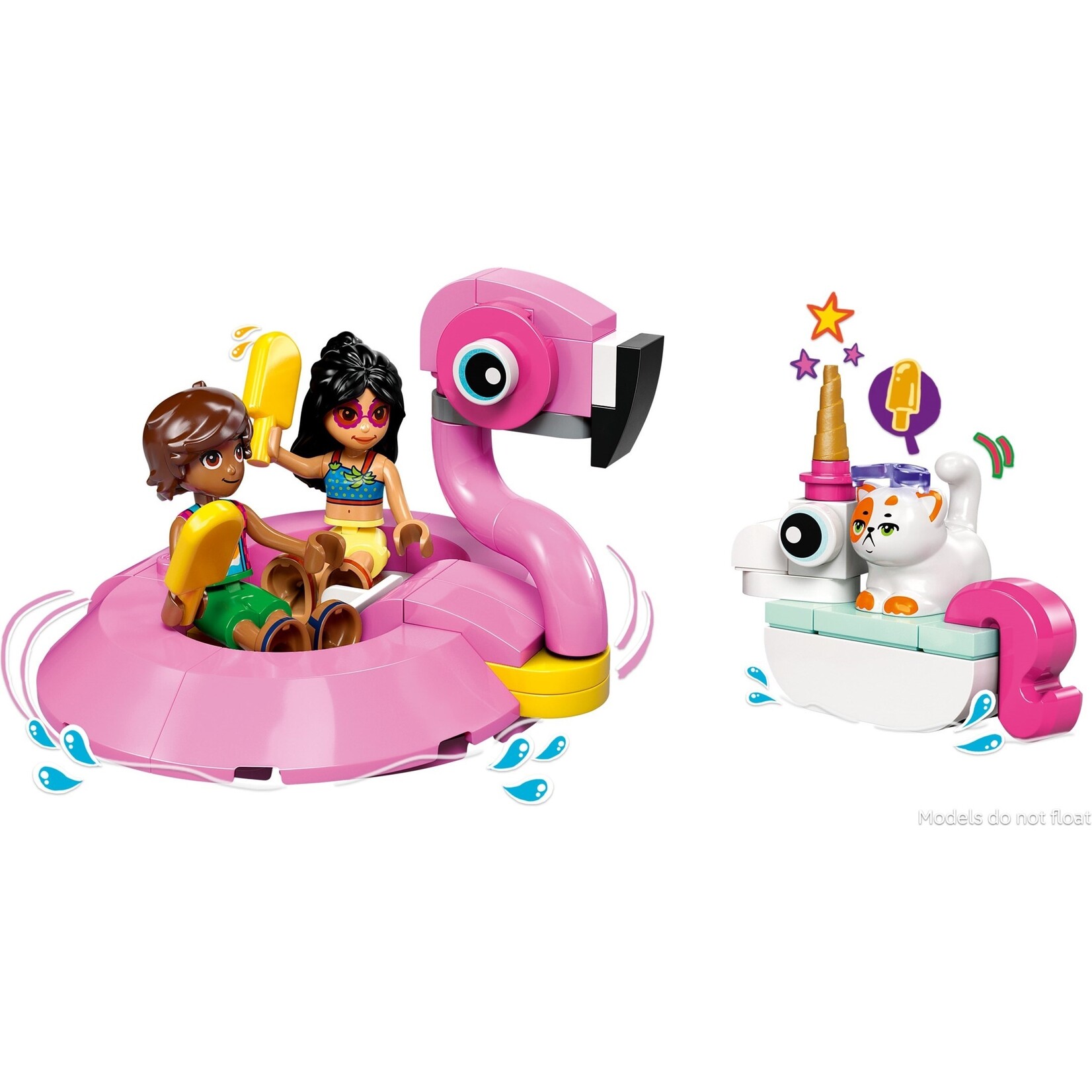 LEGO Zwembadfeestje met flamingo en eenhoorn - 42658