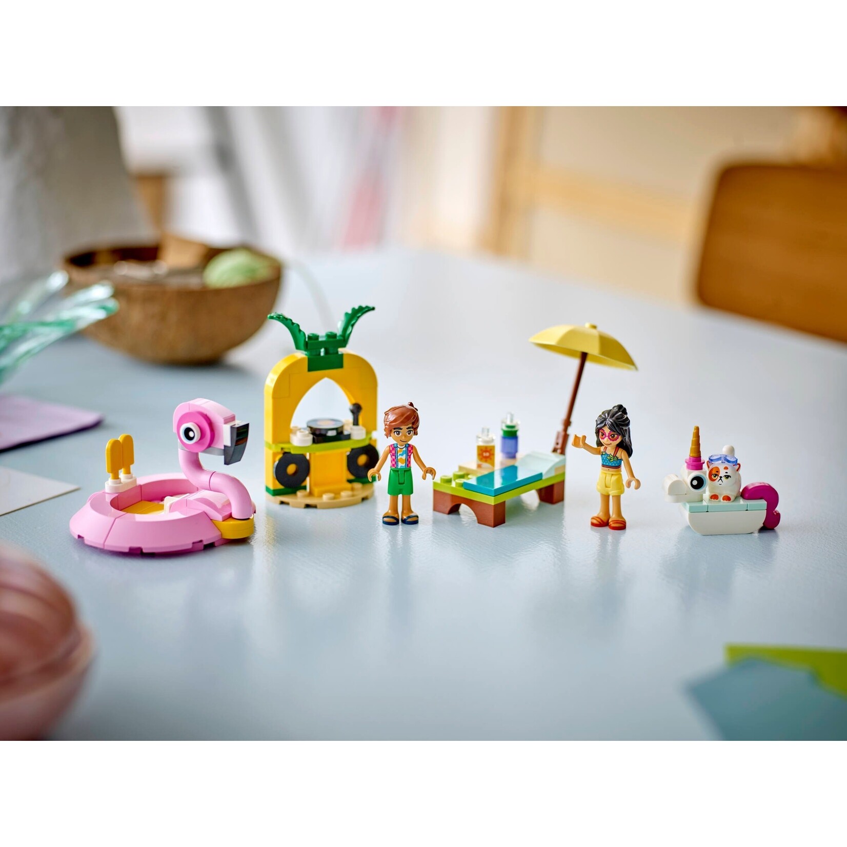 LEGO Zwembadfeestje met flamingo en eenhoorn - 42658