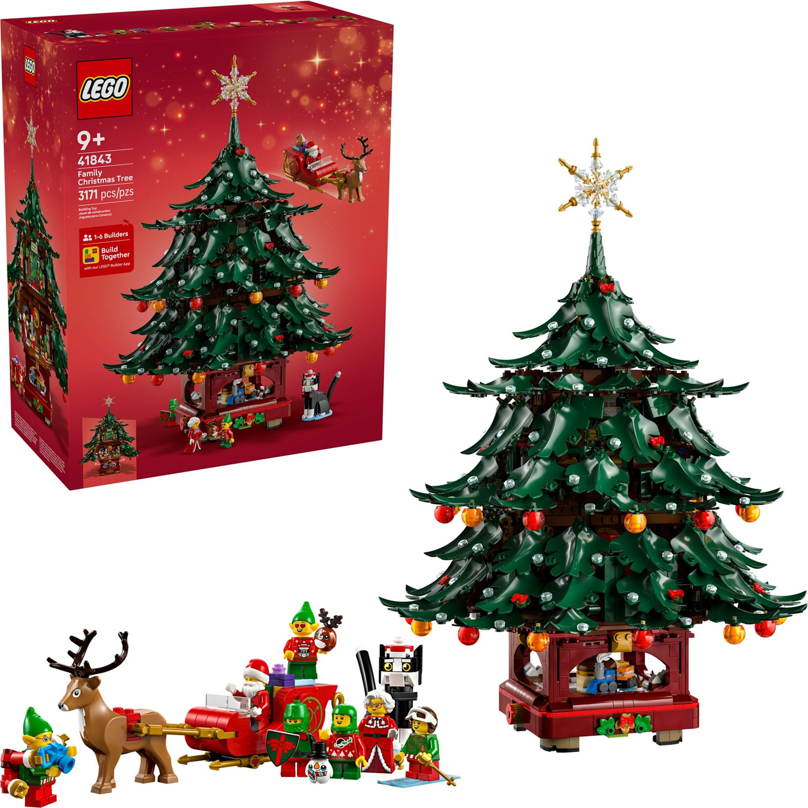 LEGO Decoratieve kerstboom voor het hele gezin - 41843