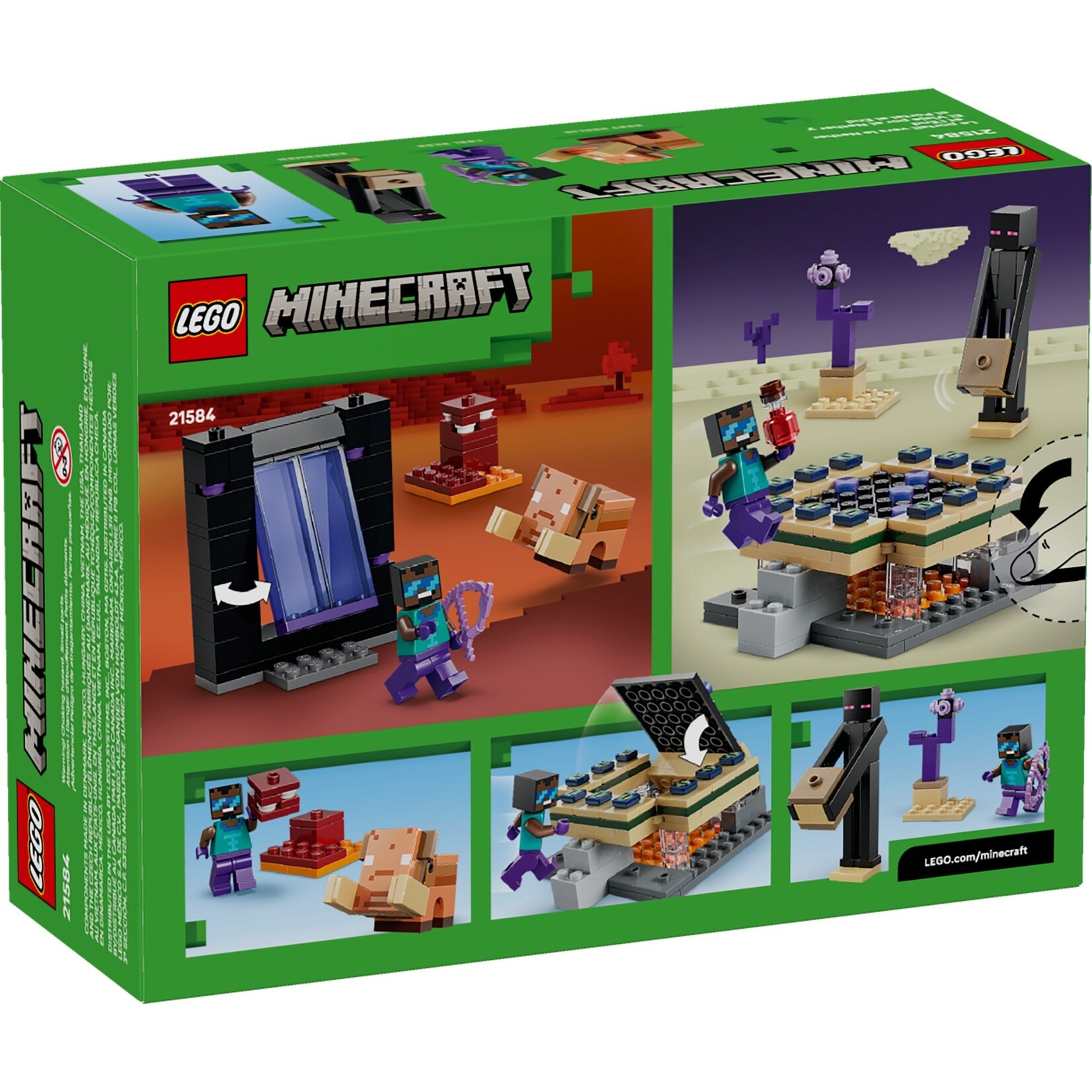 LEGO Reis naar de Nether en het End-portaal - 21584