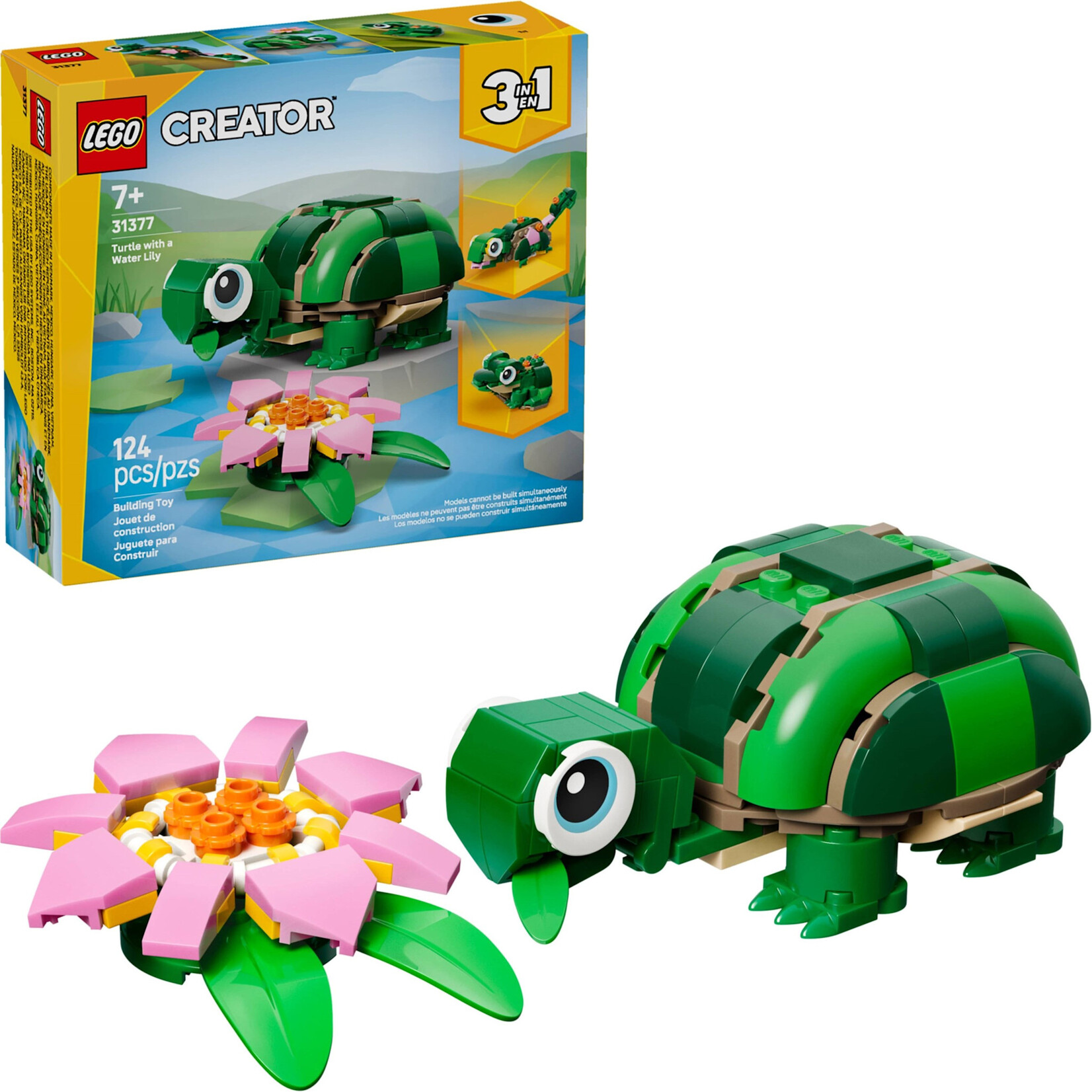 LEGO Schildpad met waterlelie - 31377