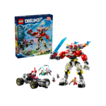 LEGO Coopers tijgermecha en Zero's hot rod auto - 71497