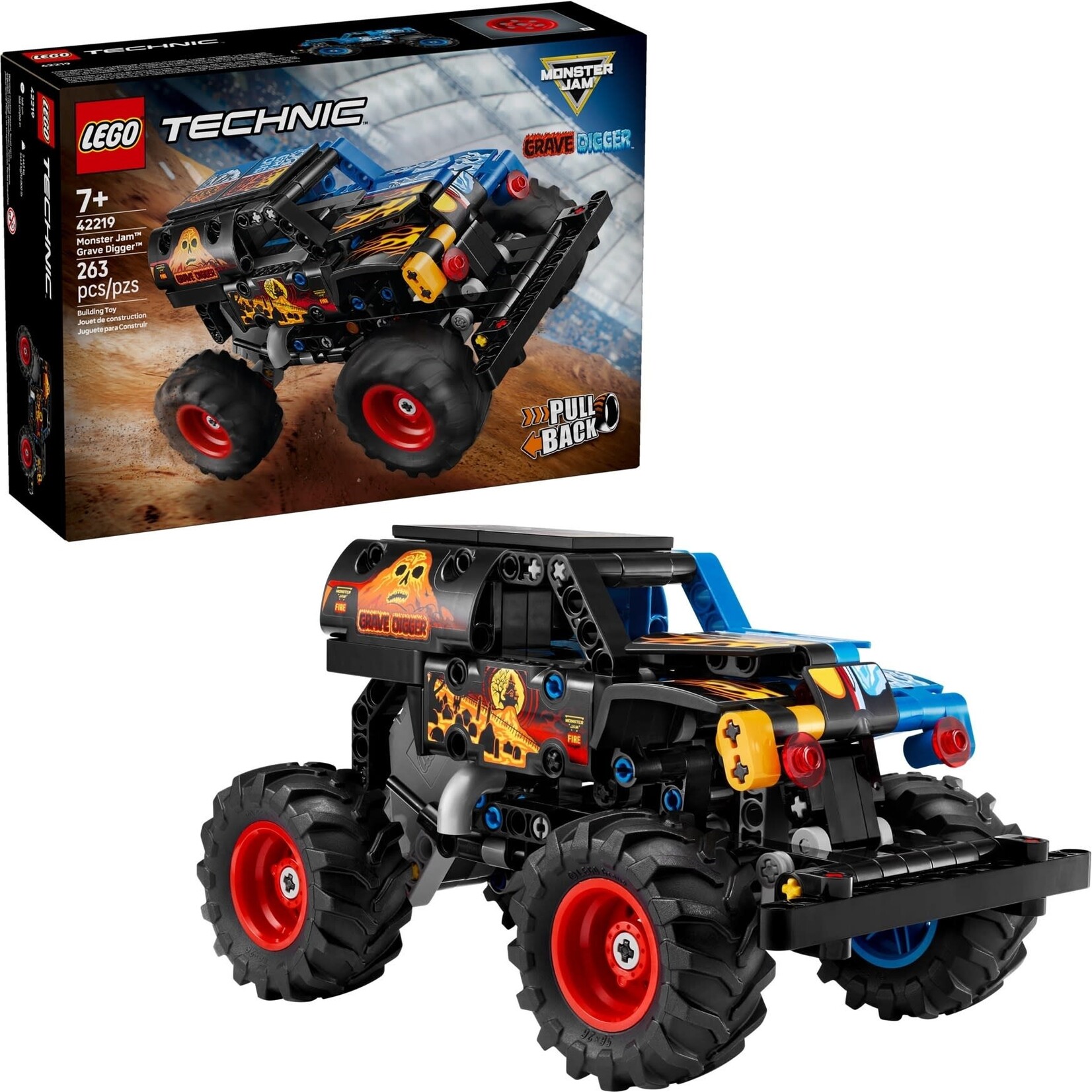 LEGO Monster Jam™ Grave Digger™ vuur en ijs - 42219