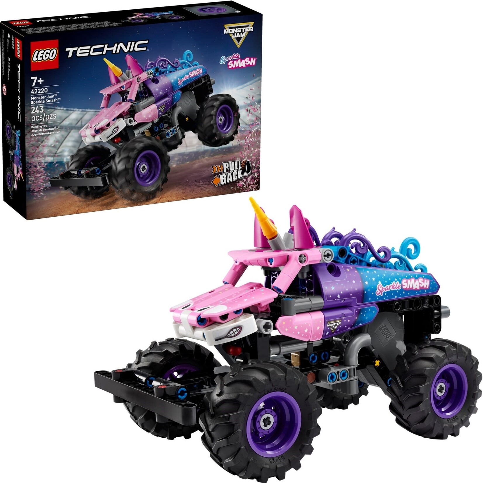 LEGO Monster Jam™ Sparkle Smash™ pull-back - 42220