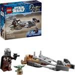 LEGO De Mandalorian en Grogu's speederbike - 75436