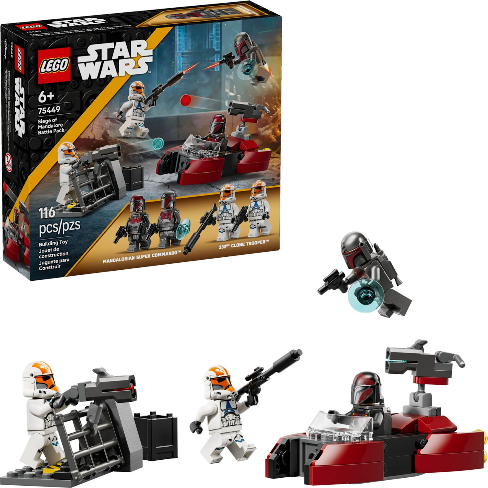 LEGO Beleg van Mandalore Battle Pack - 75449