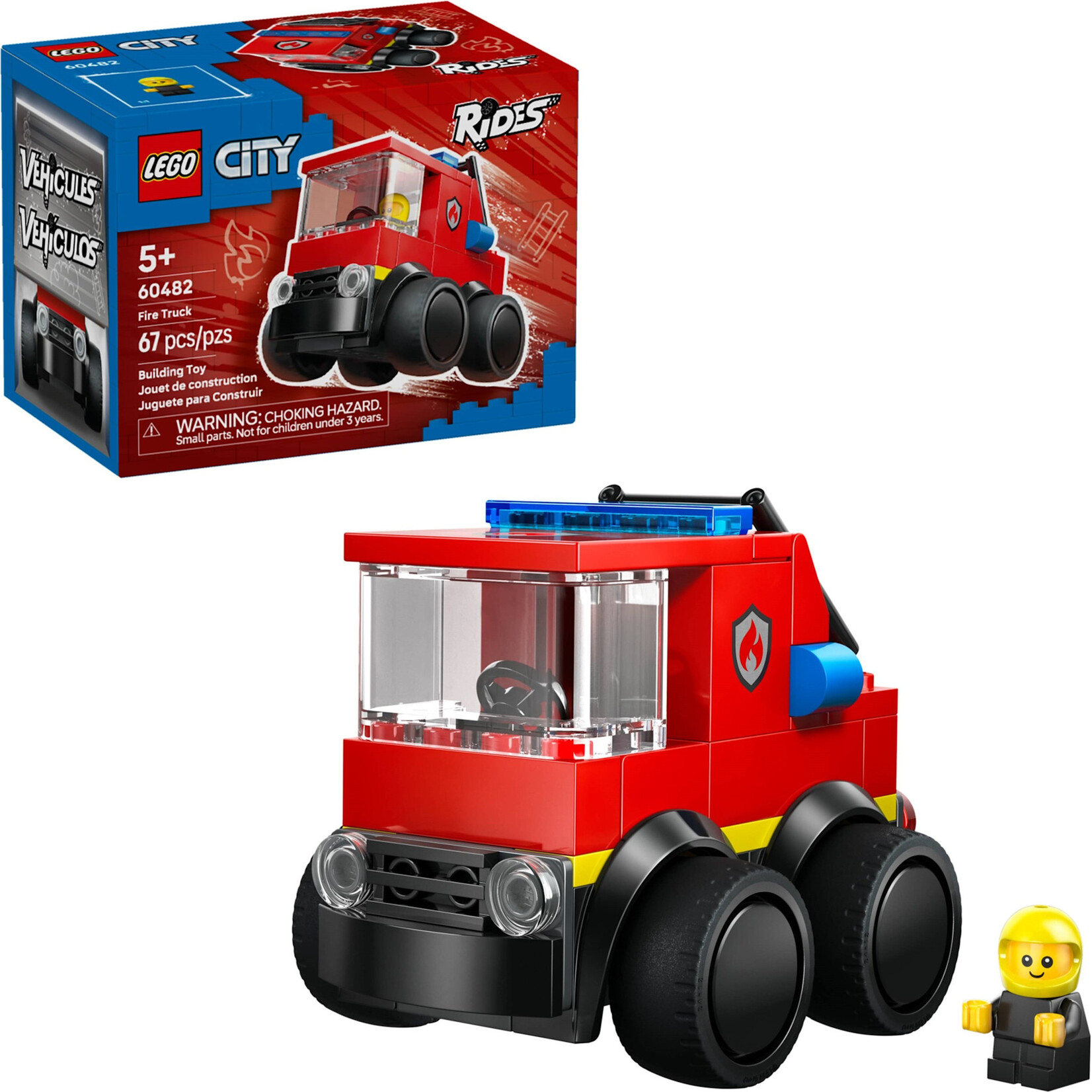 LEGO Voertuigen – Brandweerwagen - 60482