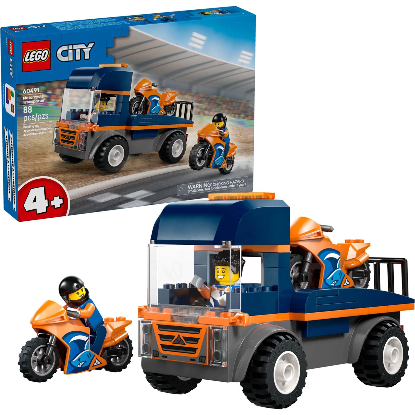 LEGO Transportwagen voor motoren - 60491