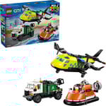 LEGO Vliegtuig, servicewagen en hovercraft remix - 60505