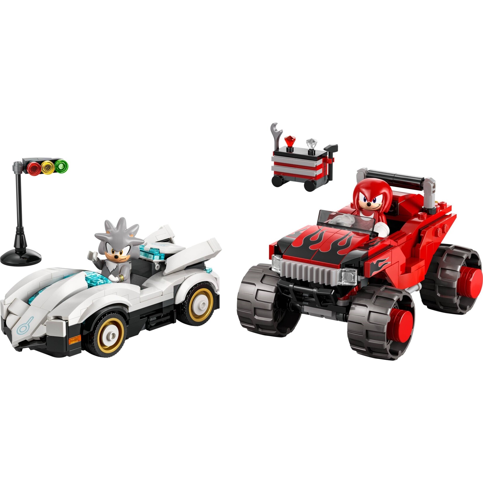 LEGO Silvers auto vs. Knuckles' monstertruck - 77118