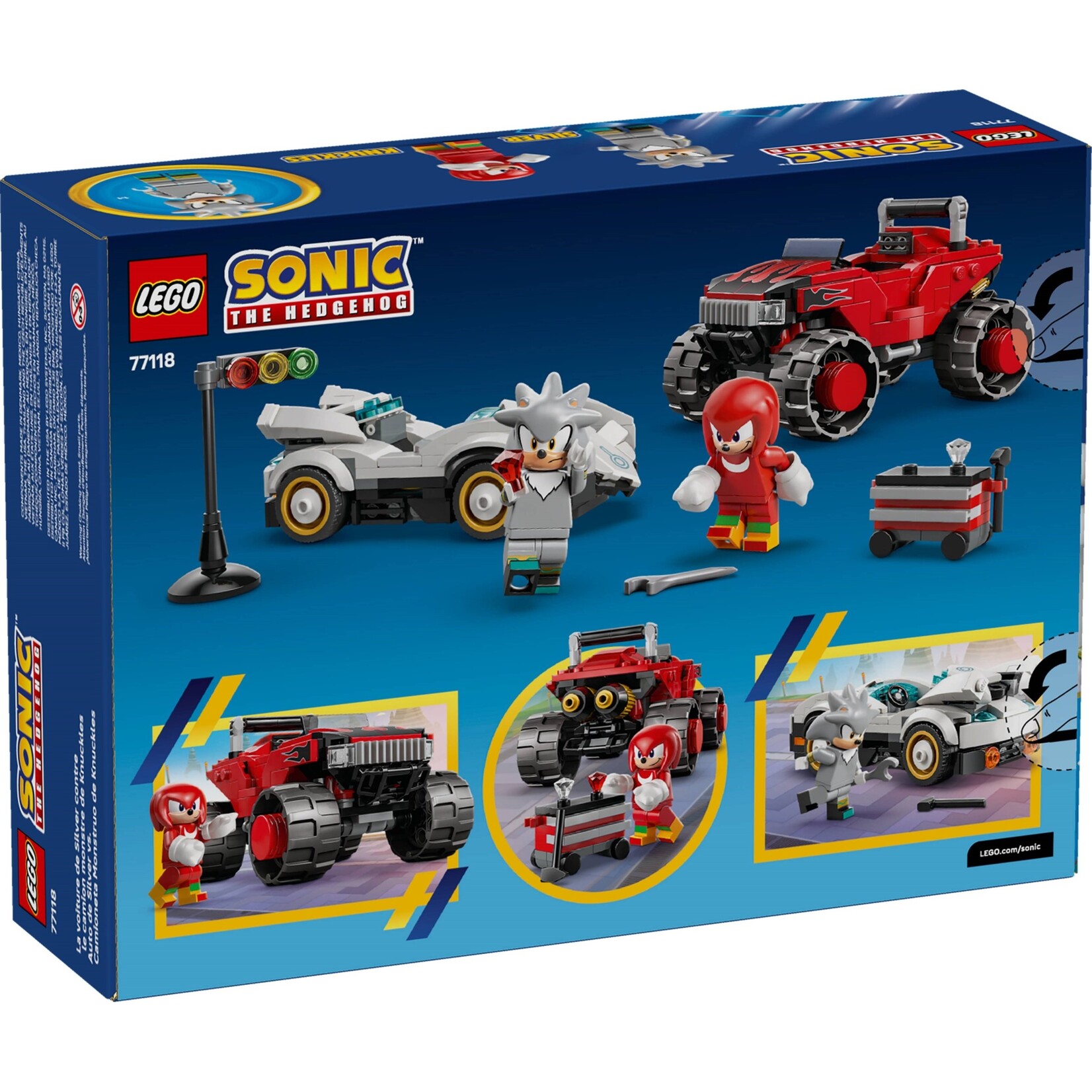 LEGO Silvers auto vs. Knuckles' monstertruck - 77118