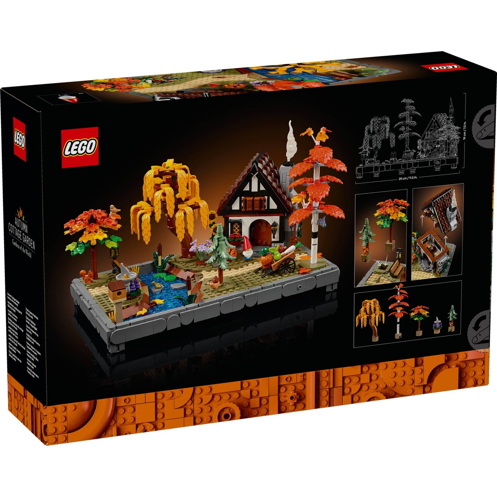 LEGO Herfsttuin met cottage - 11372