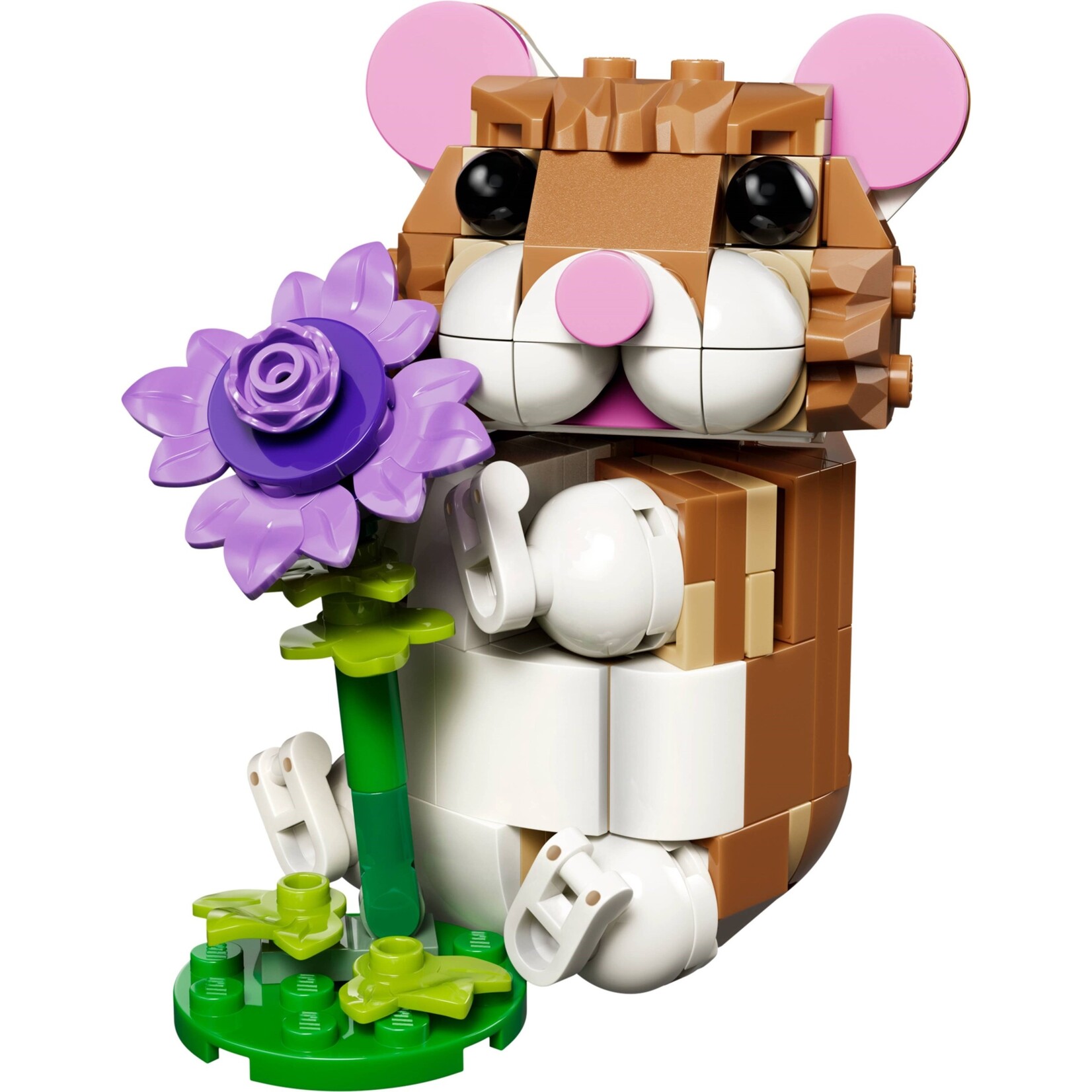 LEGO Schattige hamster met bloem - 31376
