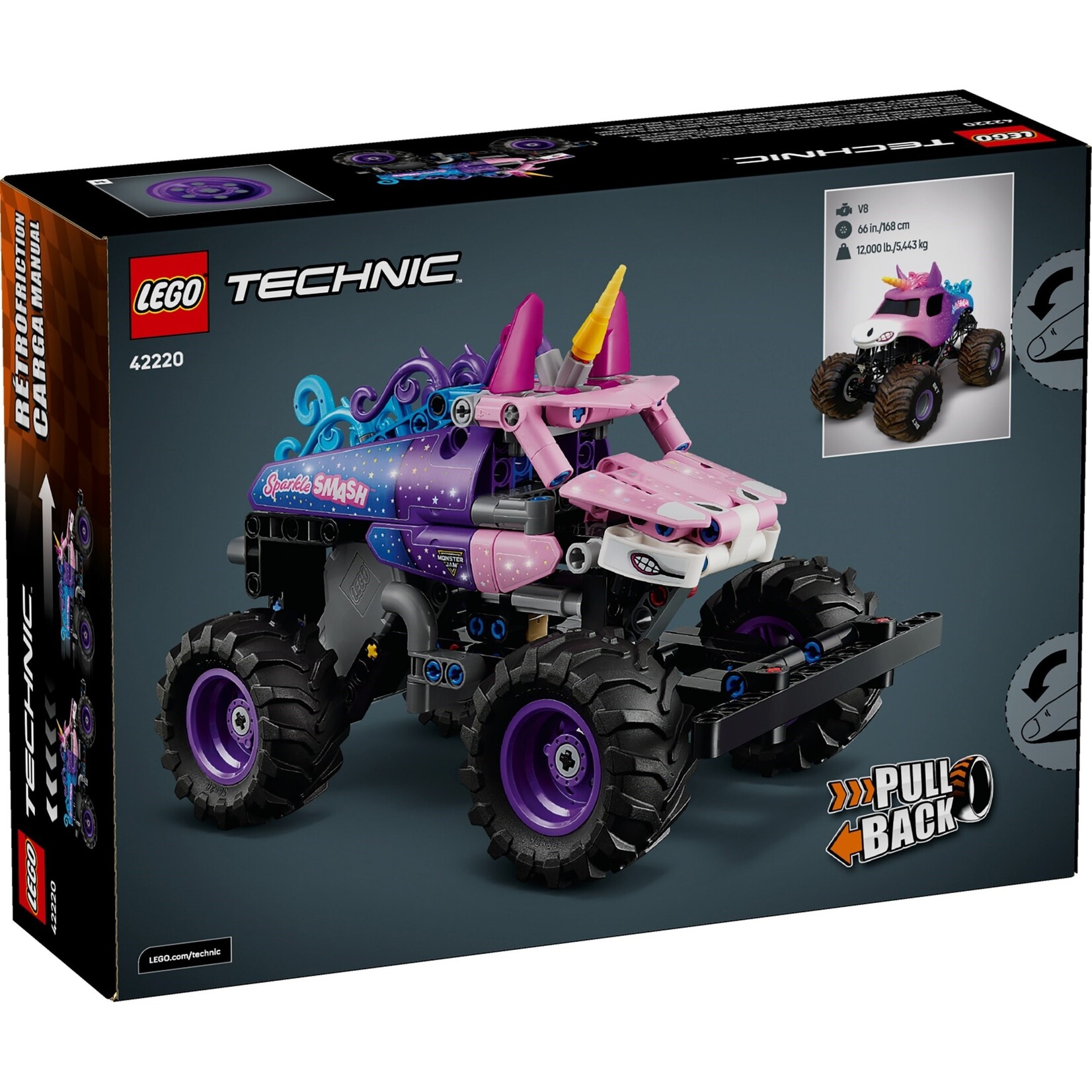 LEGO Monster Jam™ Sparkle Smash™ pull-back - 42220