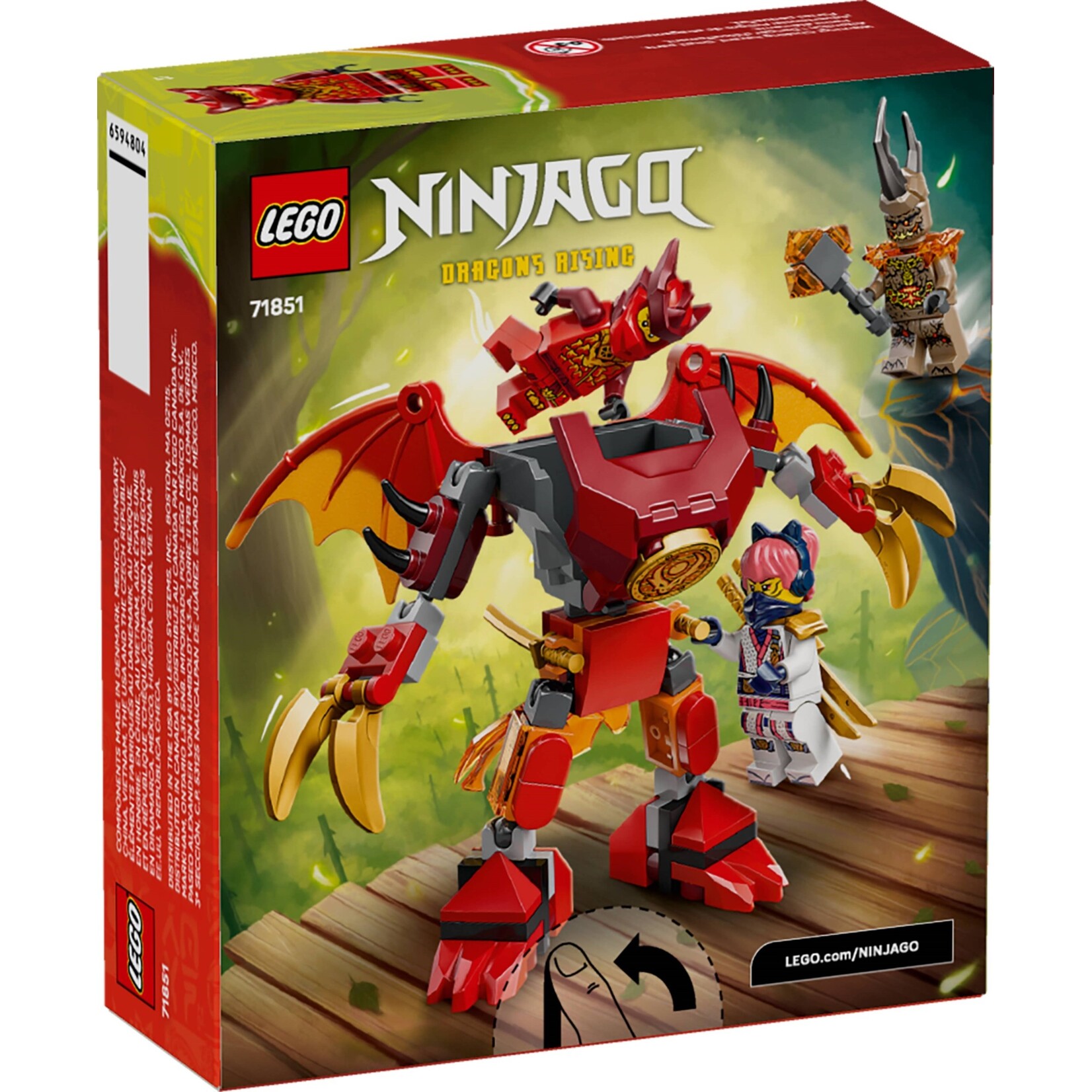 LEGO Kai's drakenmecha strijdpakket - 71851