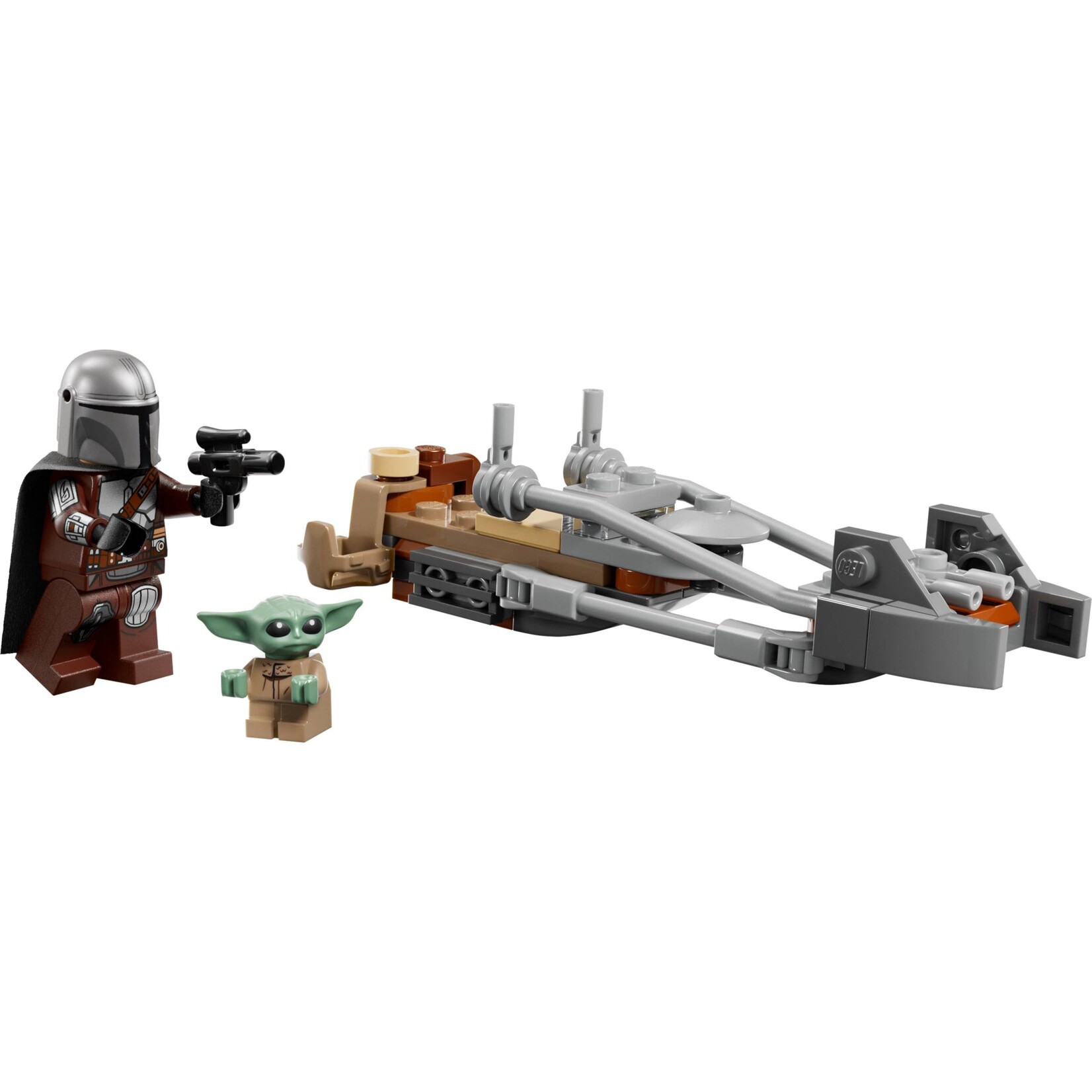 LEGO De Mandalorian en Grogu's speederbike - 75436