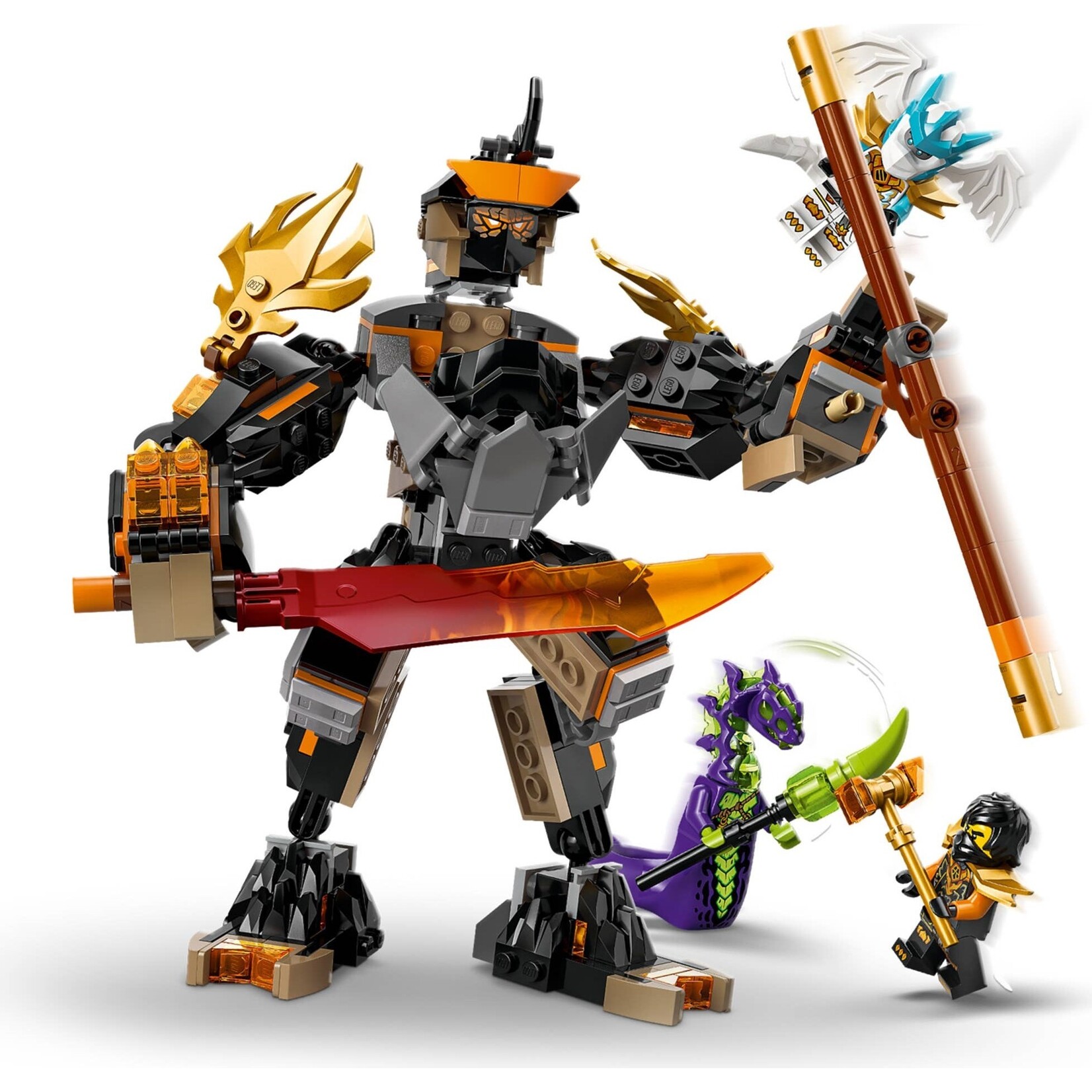 LEGO Cole's missiemecha en draak Zane - 71854