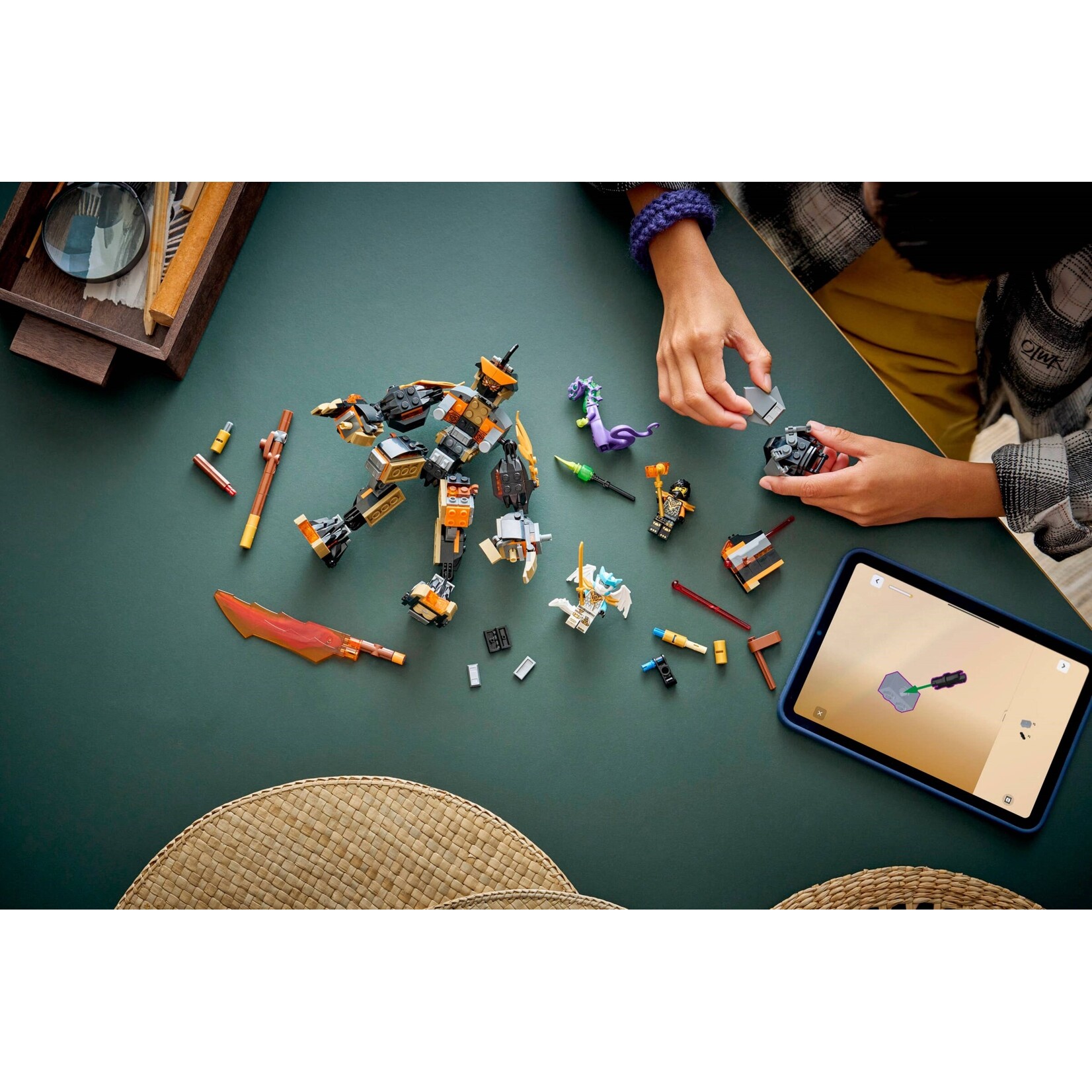 LEGO Cole's missiemecha en draak Zane - 71854