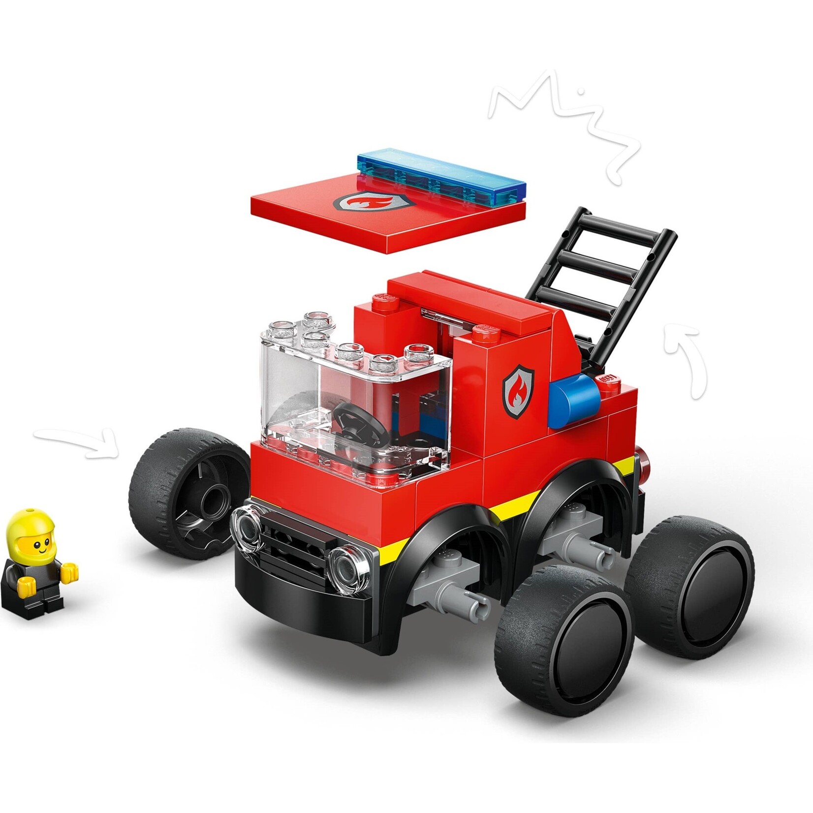 LEGO Voertuigen – Brandweerwagen - 60482