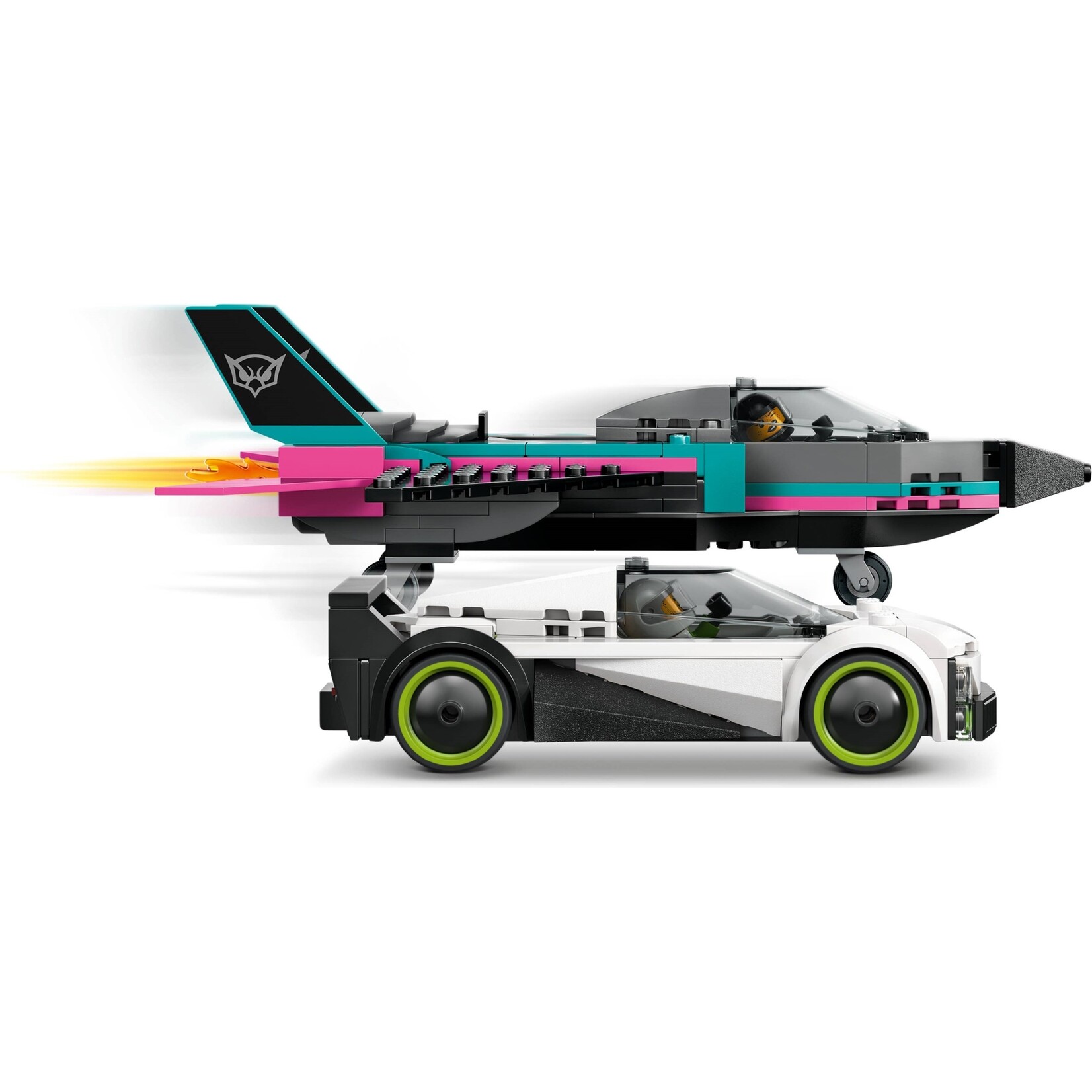 LEGO Straalvliegtuig vs. sportauto  - 60489