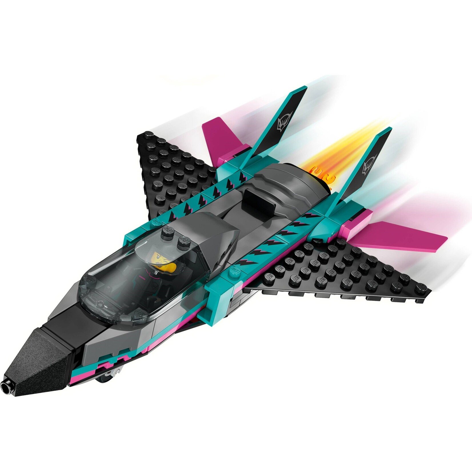 LEGO Straalvliegtuig vs. sportauto  - 60489