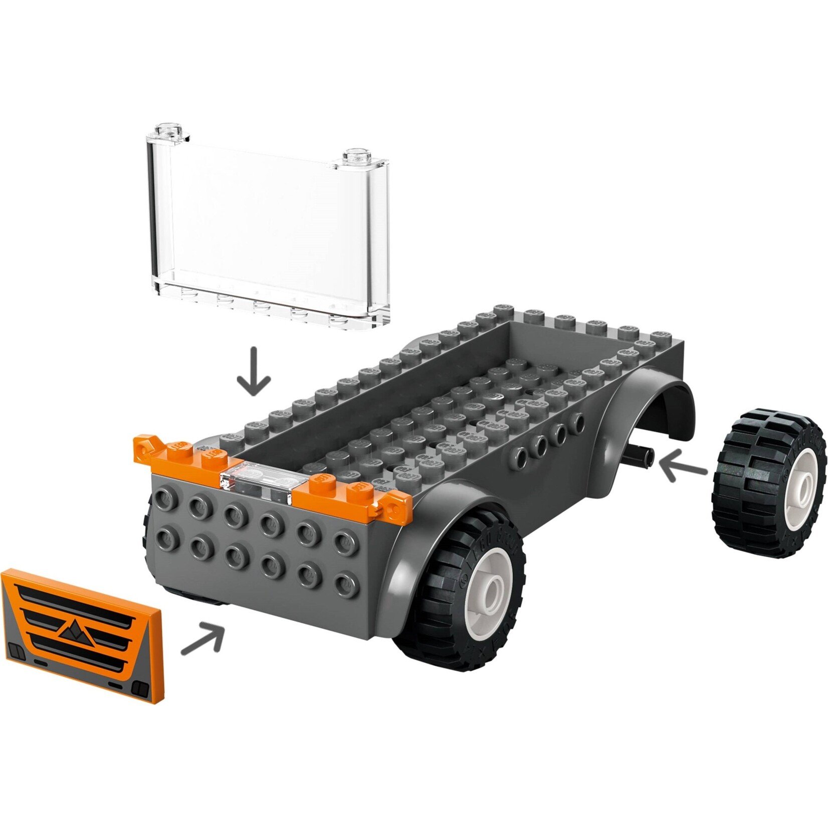 LEGO Transportwagen voor motoren - 60491