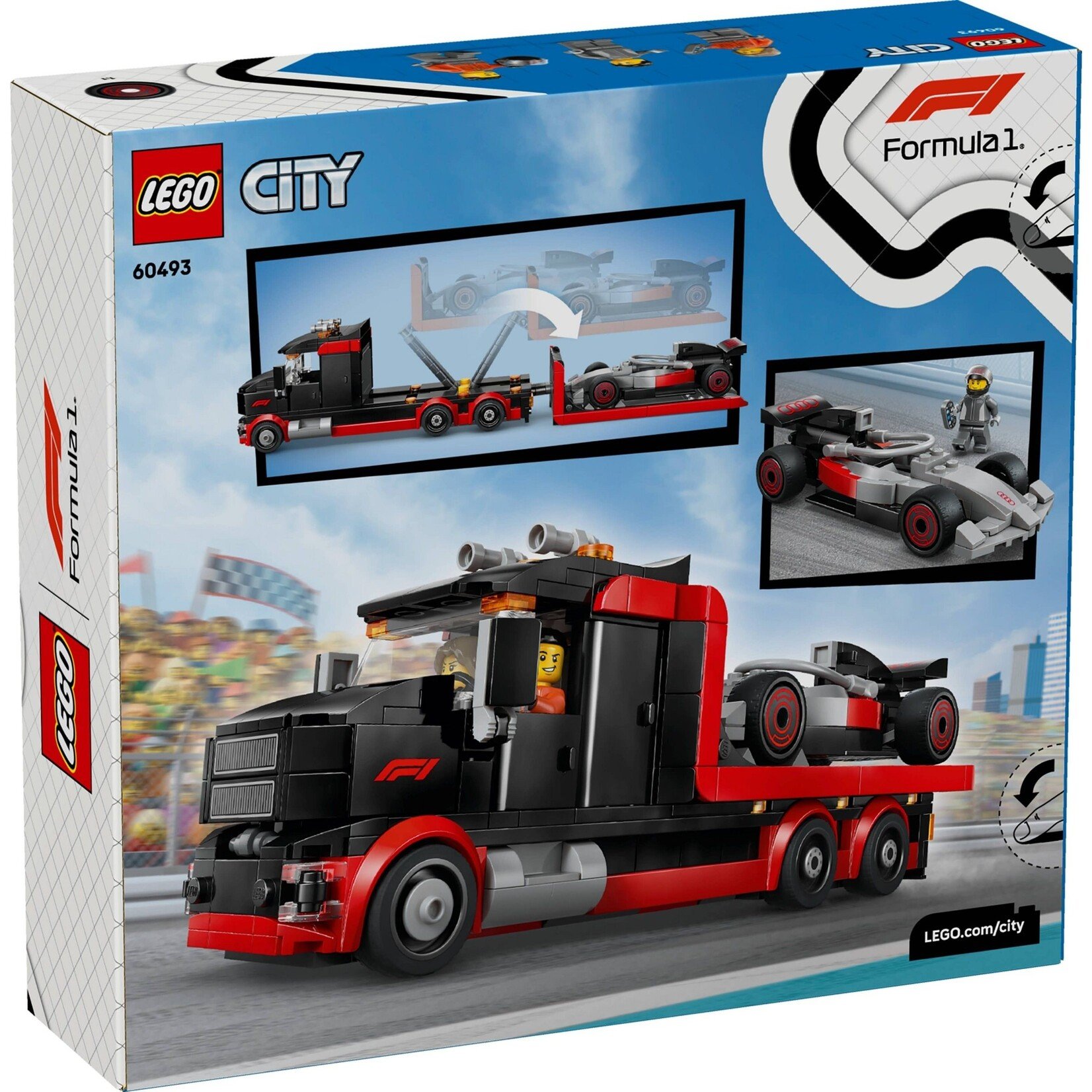 LEGO  F1® displaytruck met Audi F1® racewagen - 60493