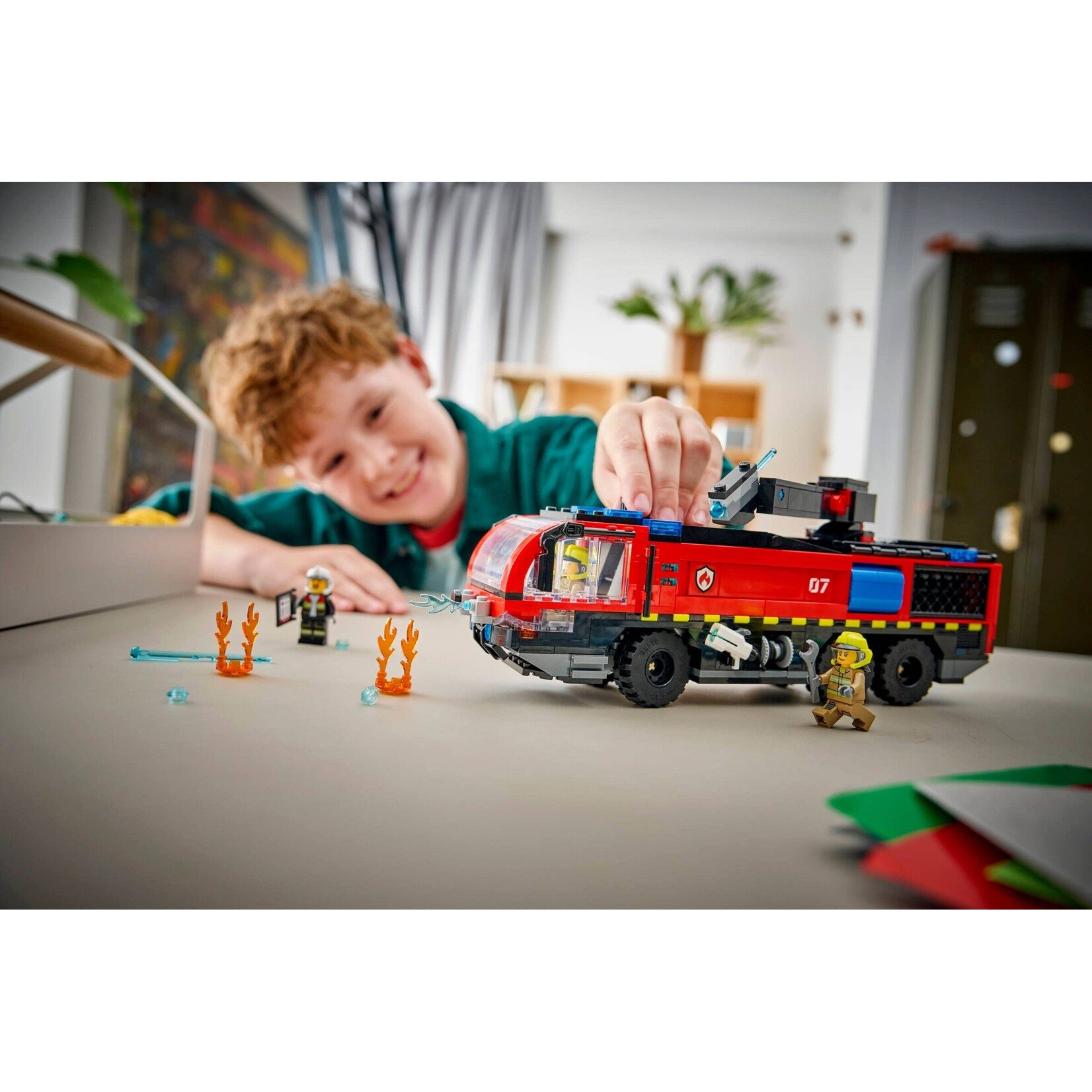 LEGO Luchthaven brandweertruck - 60499