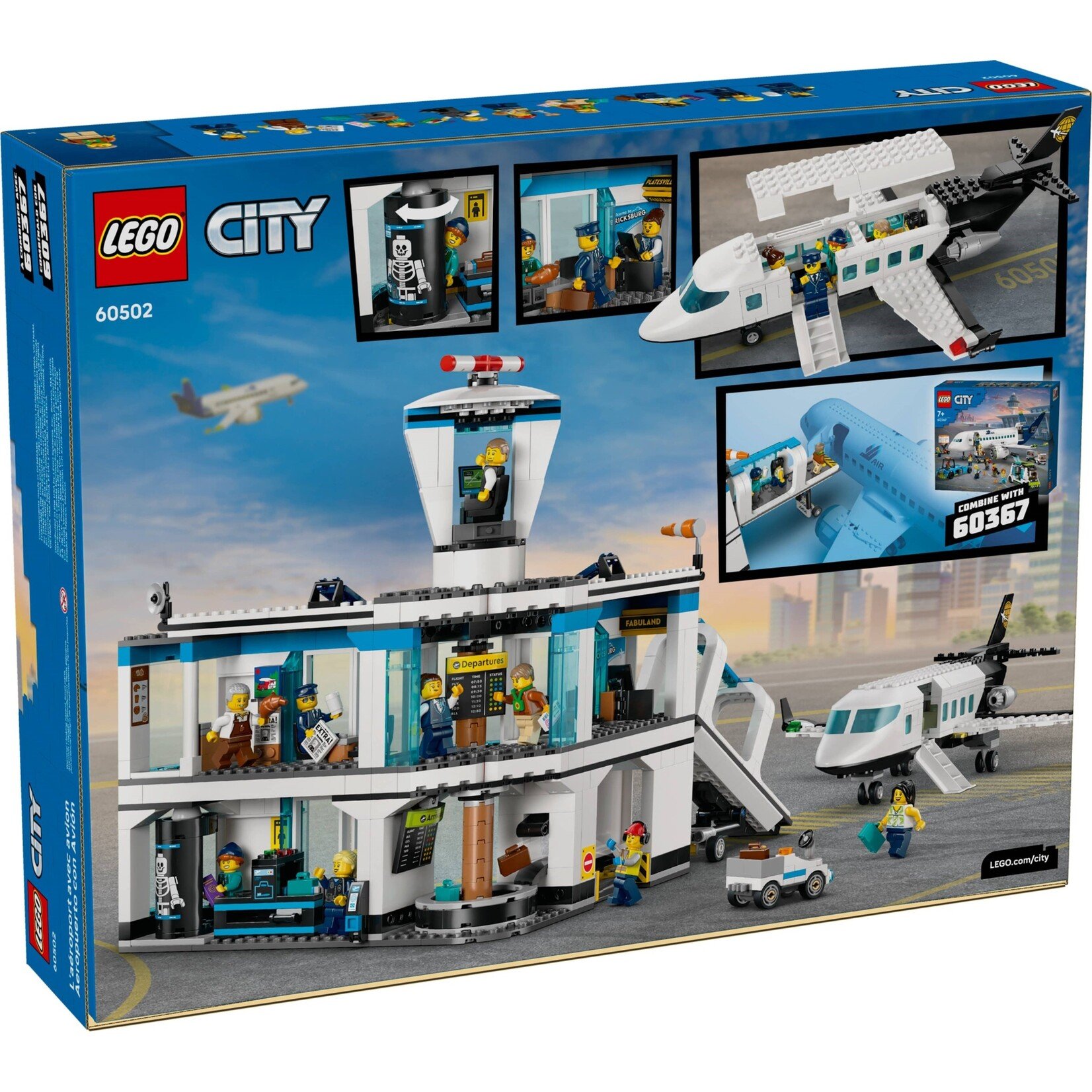 LEGO Luchthaven met vliegtuig - 60502