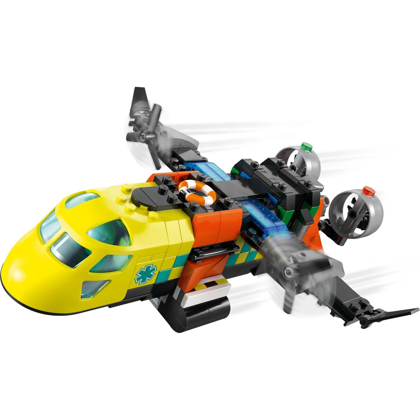 LEGO Vliegtuig, servicewagen en hovercraft remix - 60505