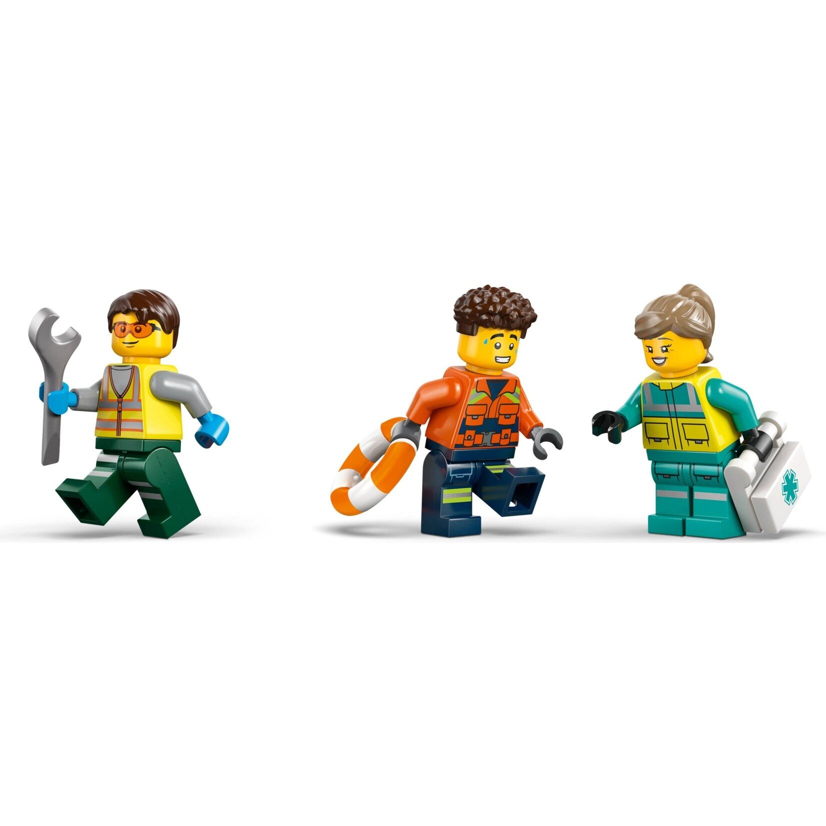 LEGO Vliegtuig, servicewagen en hovercraft remix - 60505