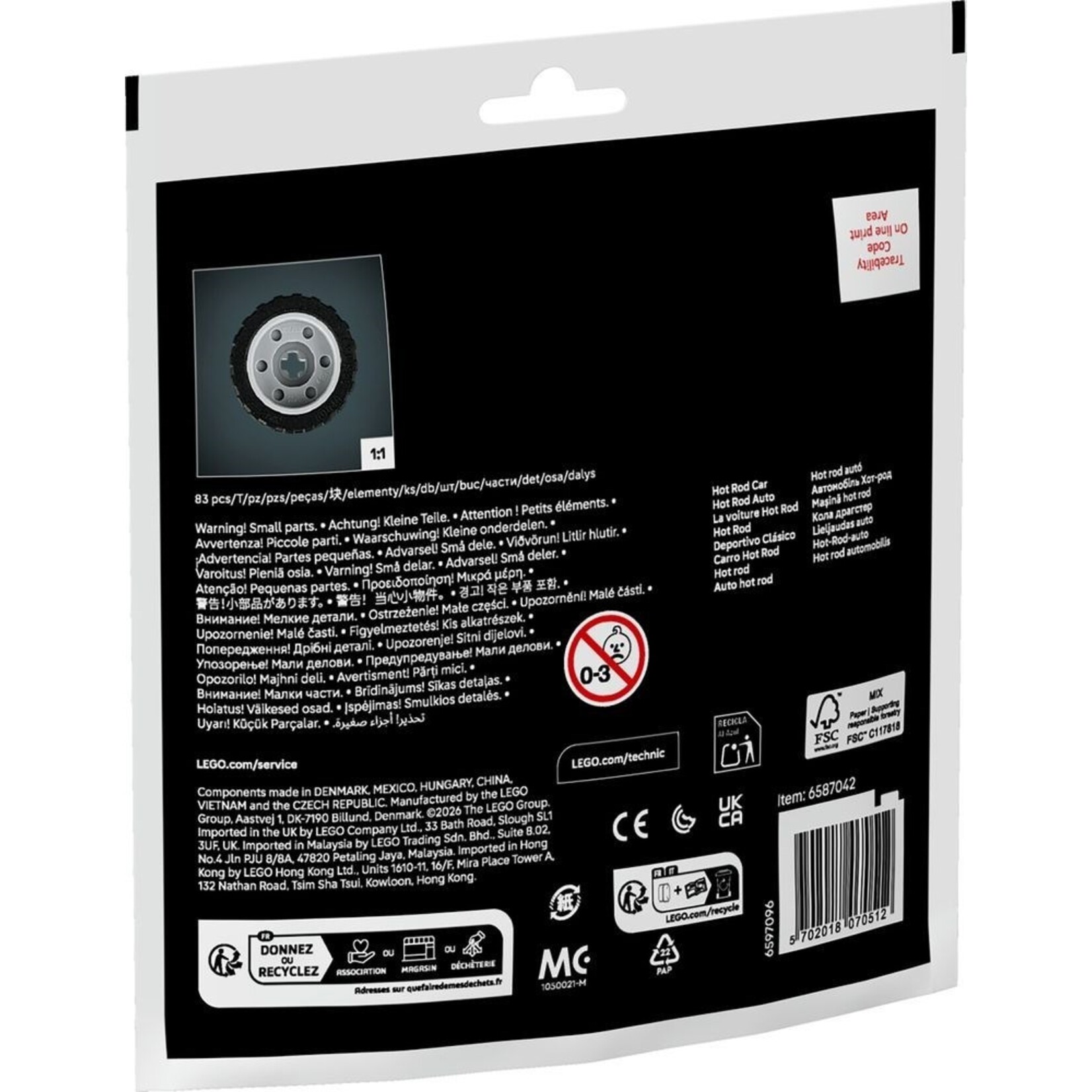 LEGO Hot rod-auto - 30735